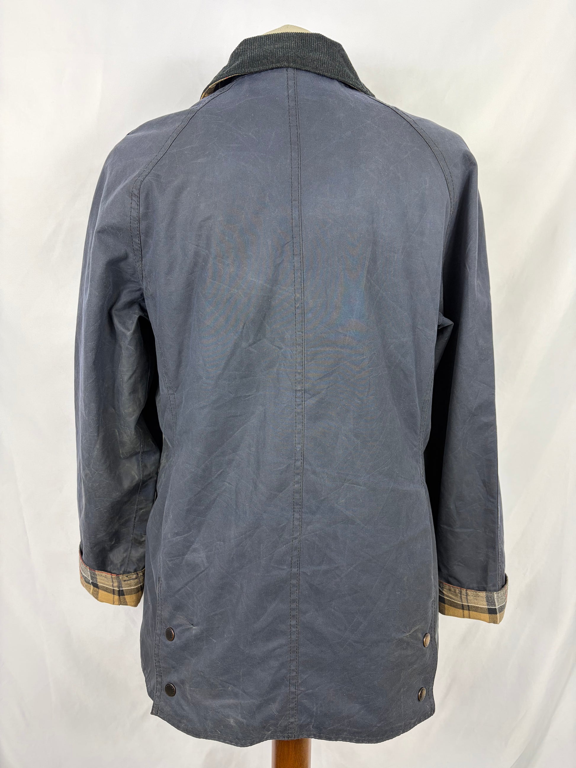 Giacca Barbour Beadnell blu UK10 small -Navy Beadnell lady wax jacket UK10 tg. 40 - Shop In London