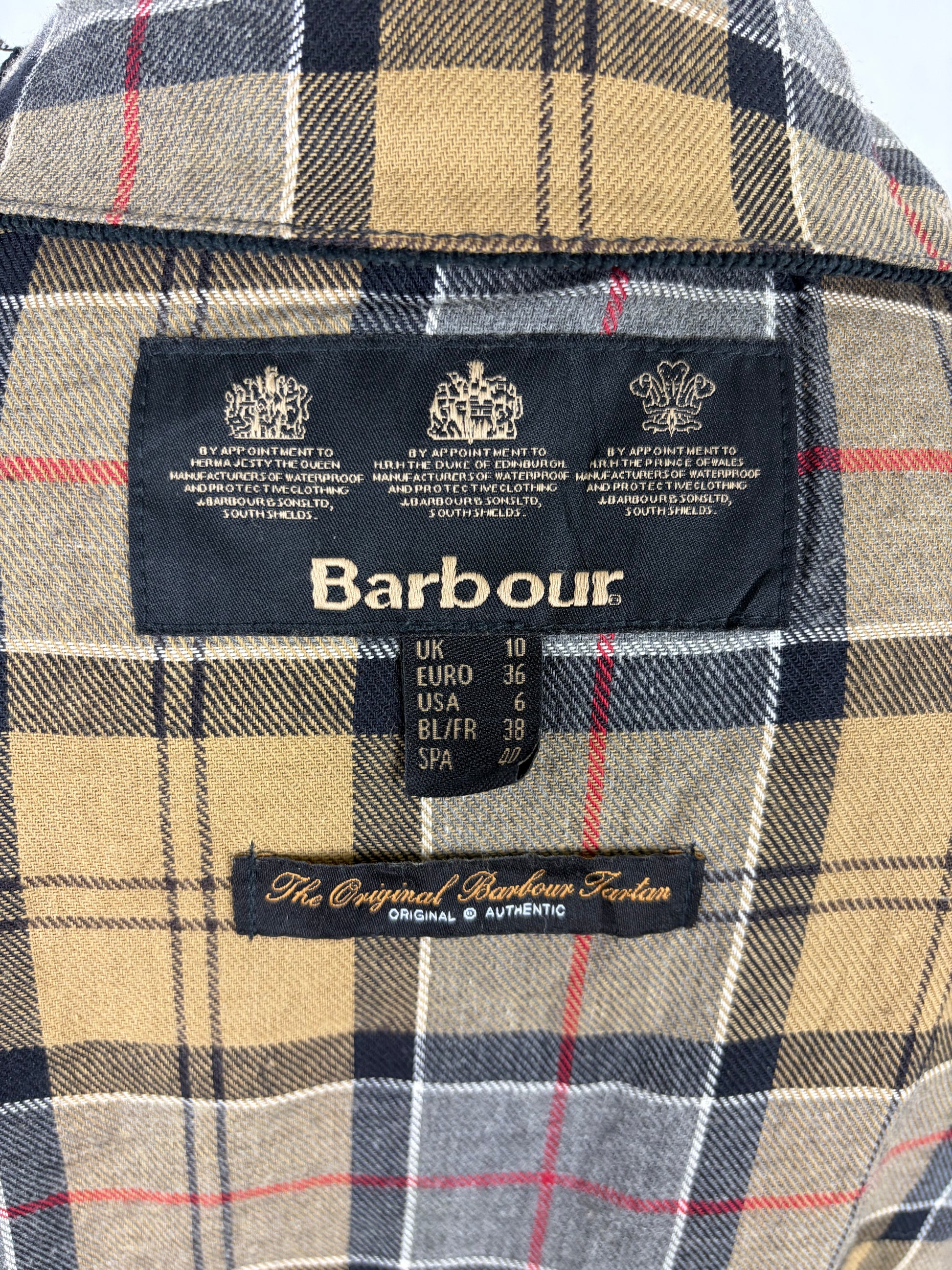Giacca Barbour Beadnell blu UK10 small -Navy Beadnell lady wax jacket UK10 tg. 40 - Shop In London