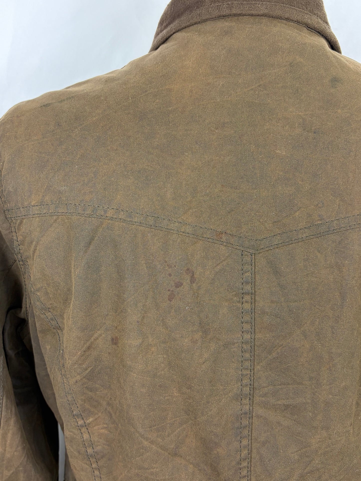 Giacca Barbour corta donna Utility verde UK10 Small Olive short Lady Utility jacket small size Uk10