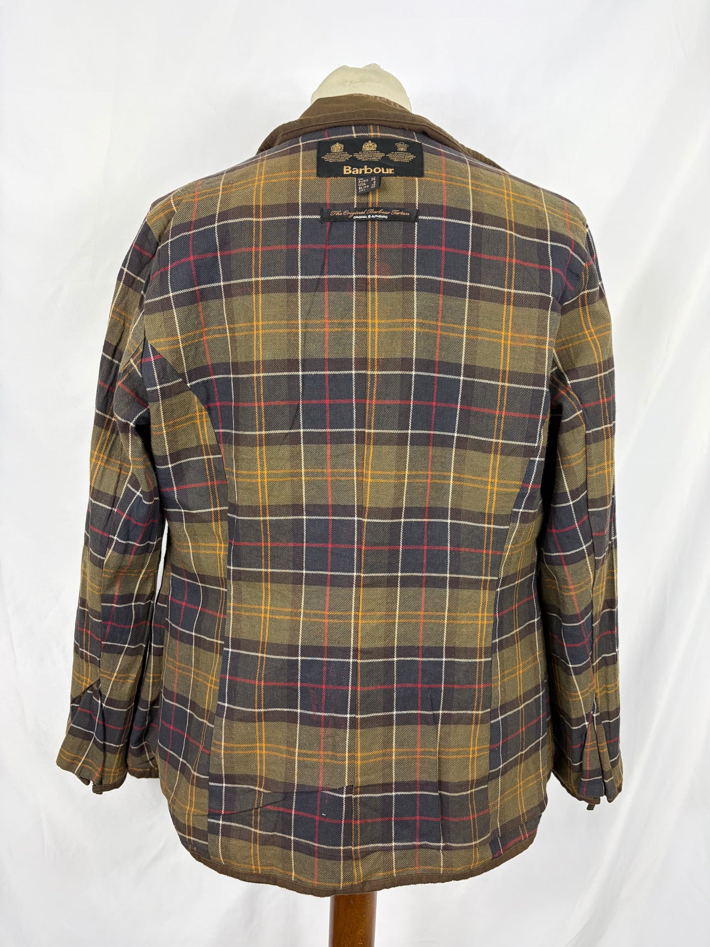 Giacca Barbour corta donna Utility verde UK10 Small Olive short Lady Utility jacket small size Uk10
