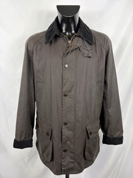Giacca Barbour Grigio Ashby Uomo Large- Man Charcoal Ashby Wax Jacket Size Large