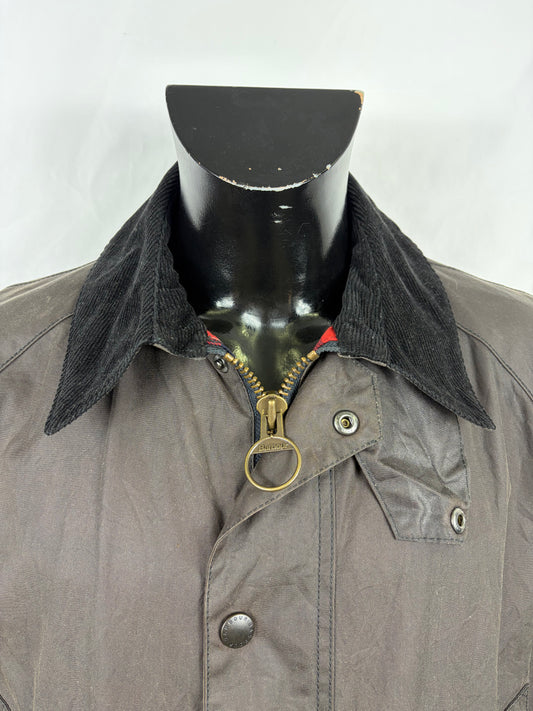 Giacca Barbour Grigio Ashby Uomo Large- Man Charcoal Ashby Wax Jacket Size Large