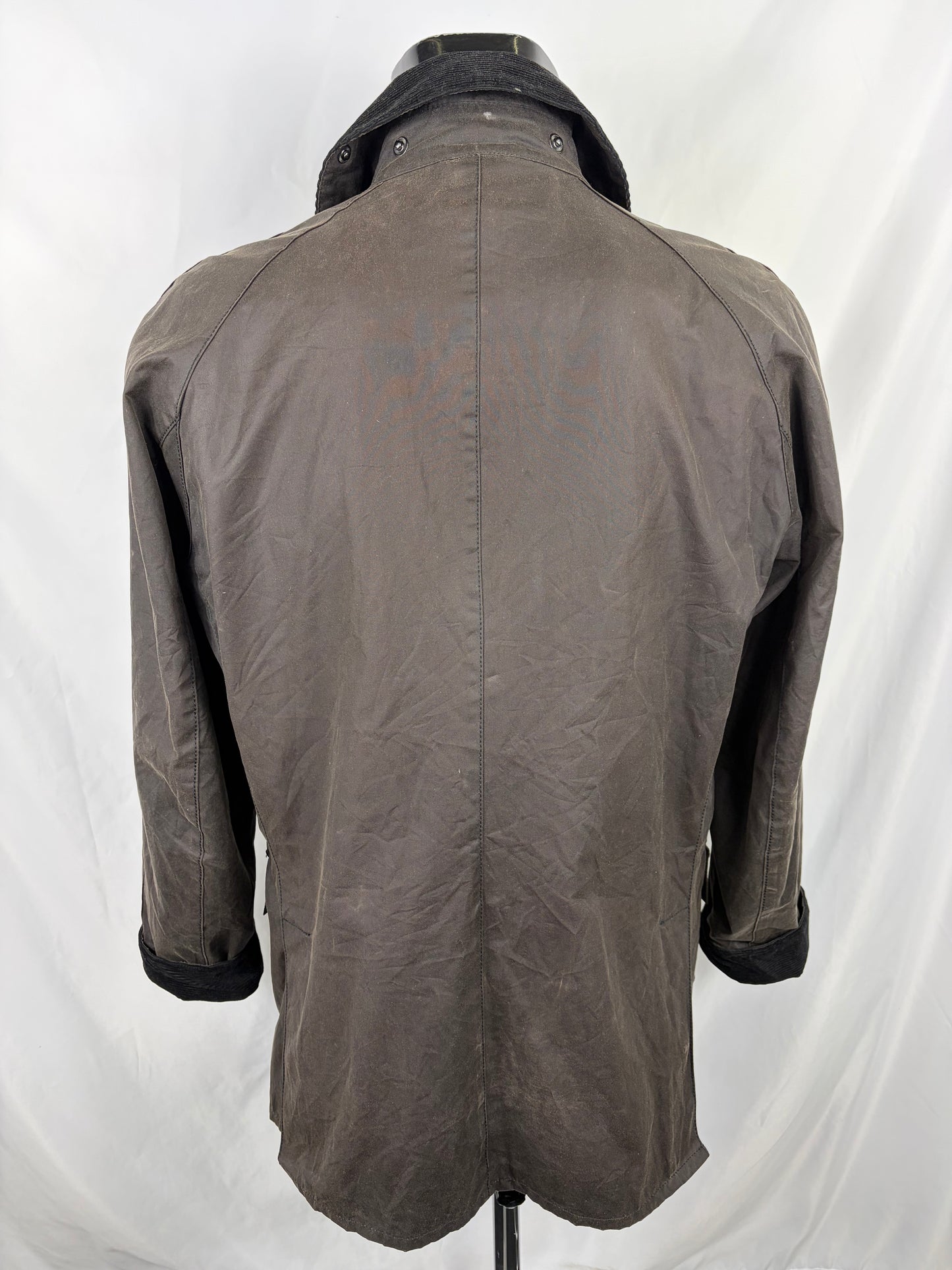 Giacca Barbour Grigio Ashby Uomo Large- Man Charcoal Ashby Wax Jacket Size Large - Shop In London