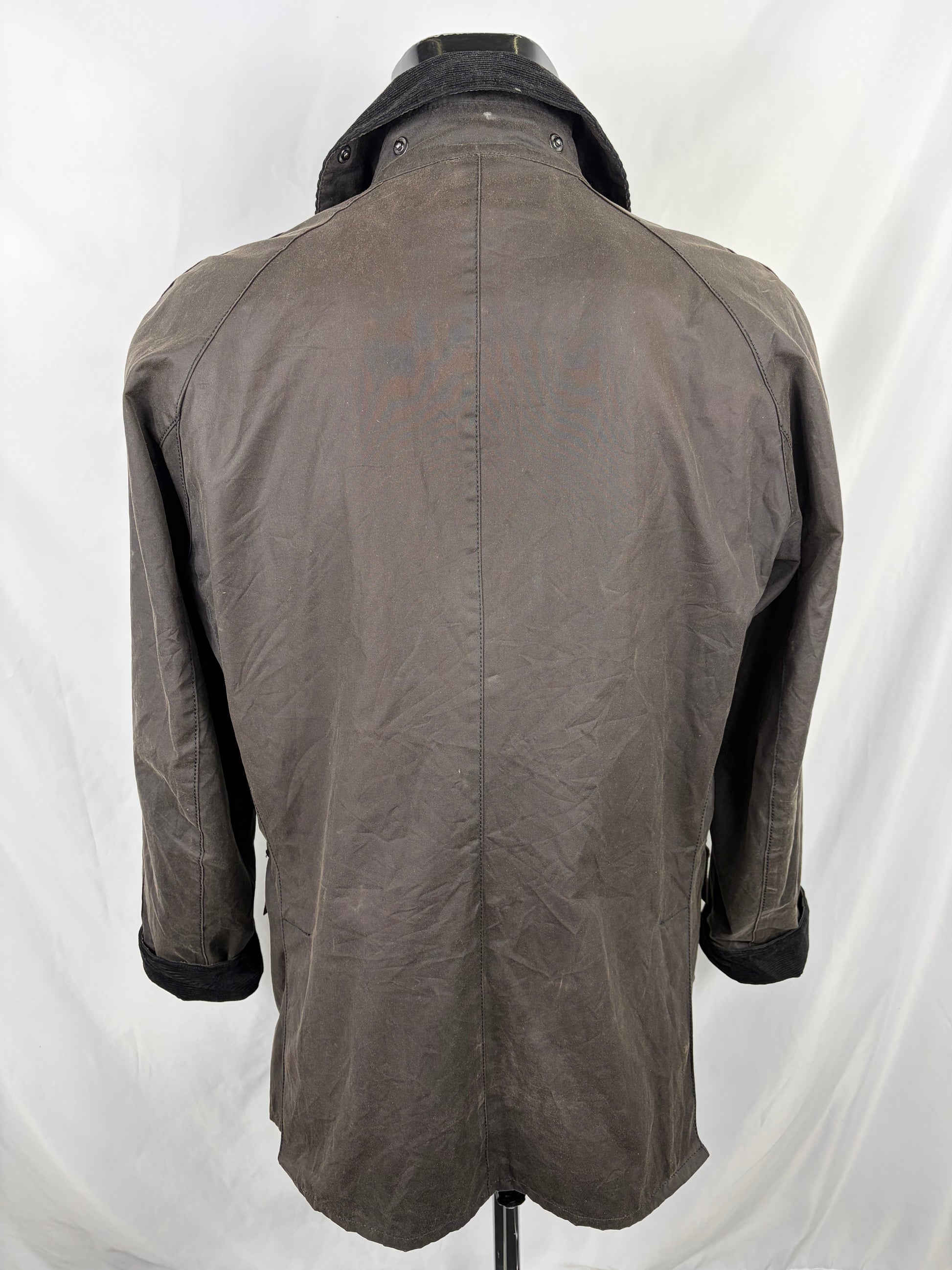 Giacca Barbour Grigio Ashby Uomo Large- Man Charcoal Ashby Wax Jacket Size Large - Shop In London