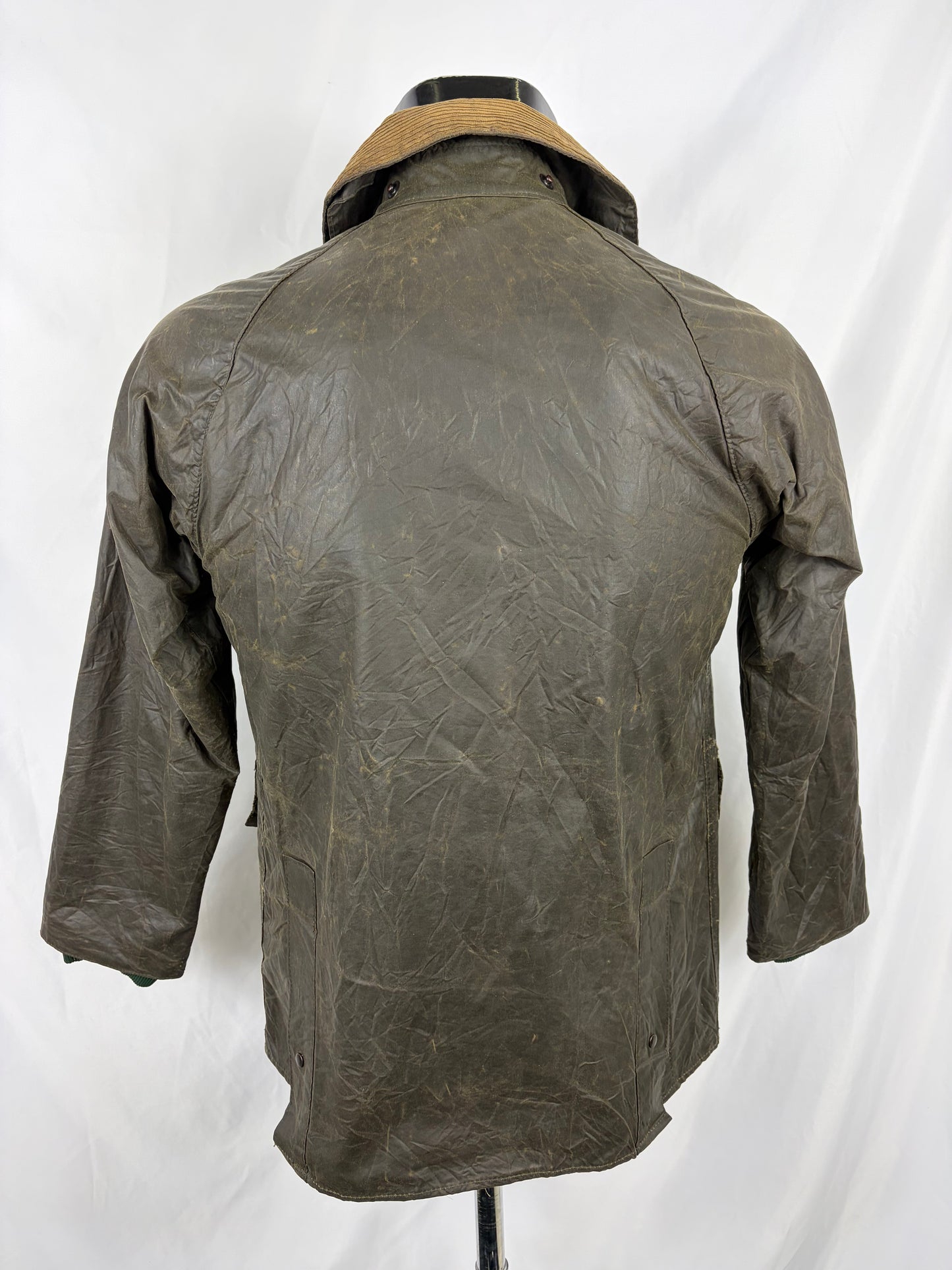 RARO Barbour Bedale verde cerato C32/81 CM  Bedale C32 four pockets Waxed Jacket size XXXSMALL - Shop In London
