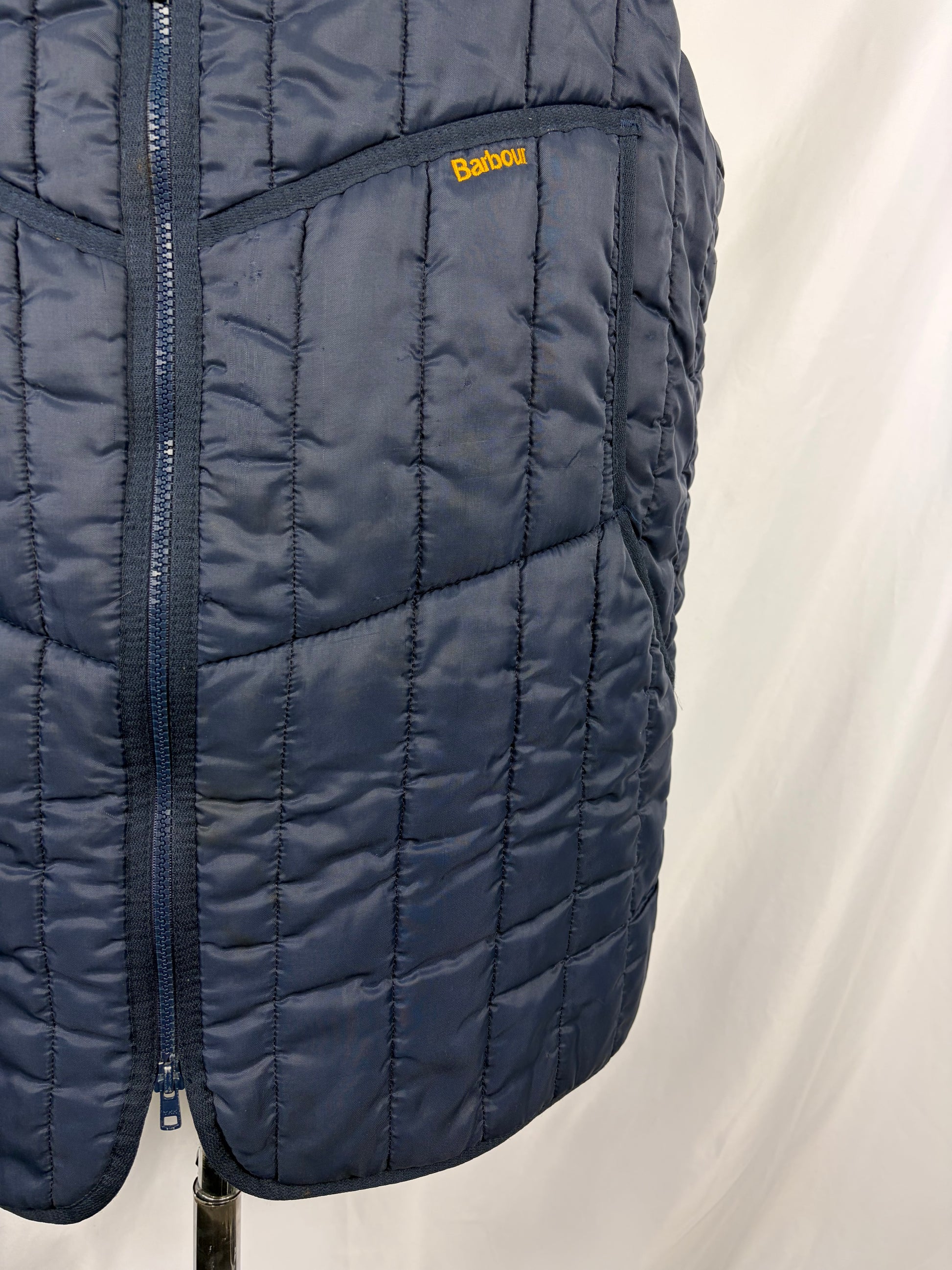 Gilet Barbour Uomo vintage Blu da caccia Large - Man Navy Vintage Waistcoat size L - Shop In London