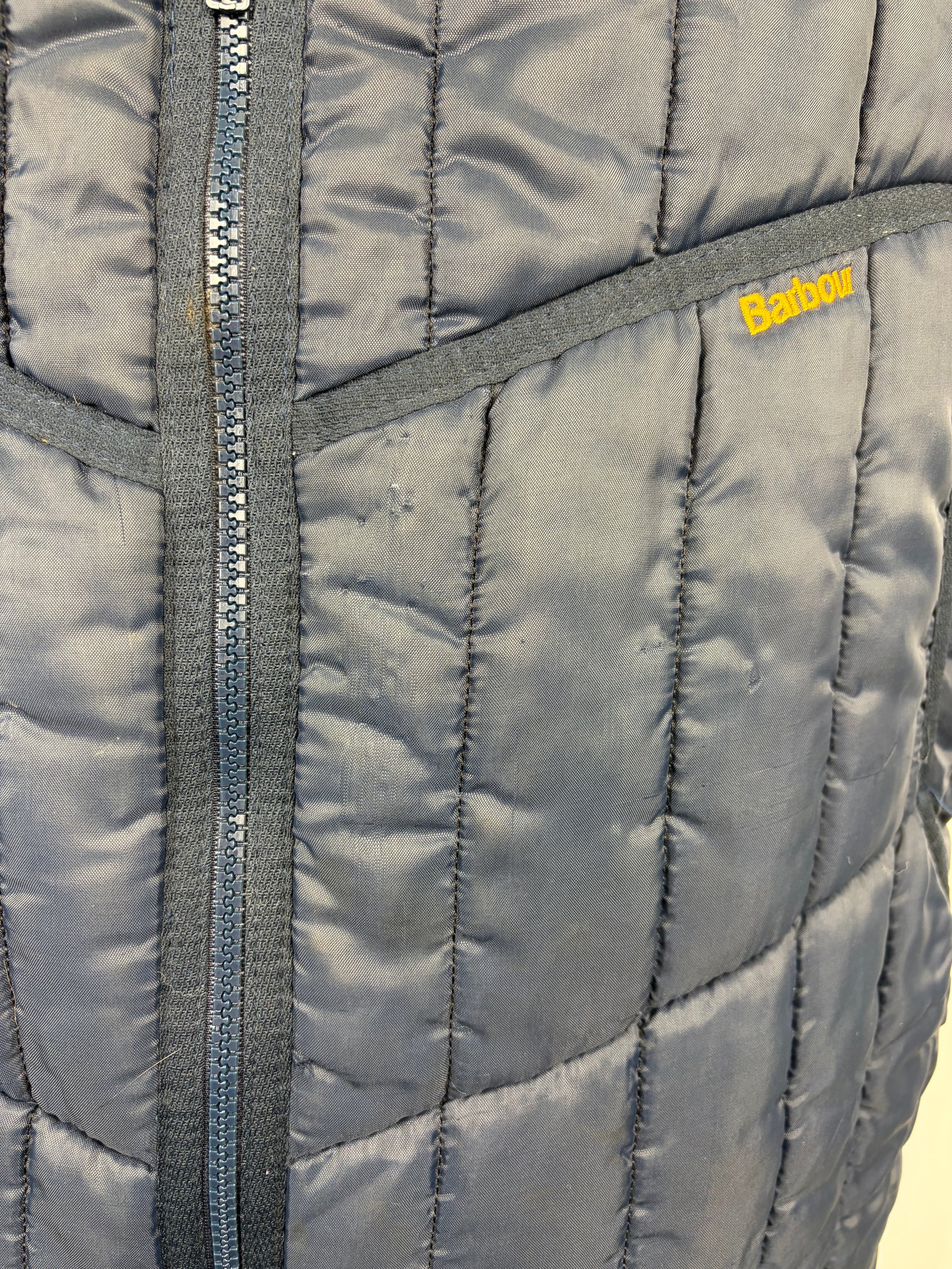 Gilet Barbour Uomo vintage Blu da caccia Large - Man Navy Vintage Waistcoat size L - Shop In London