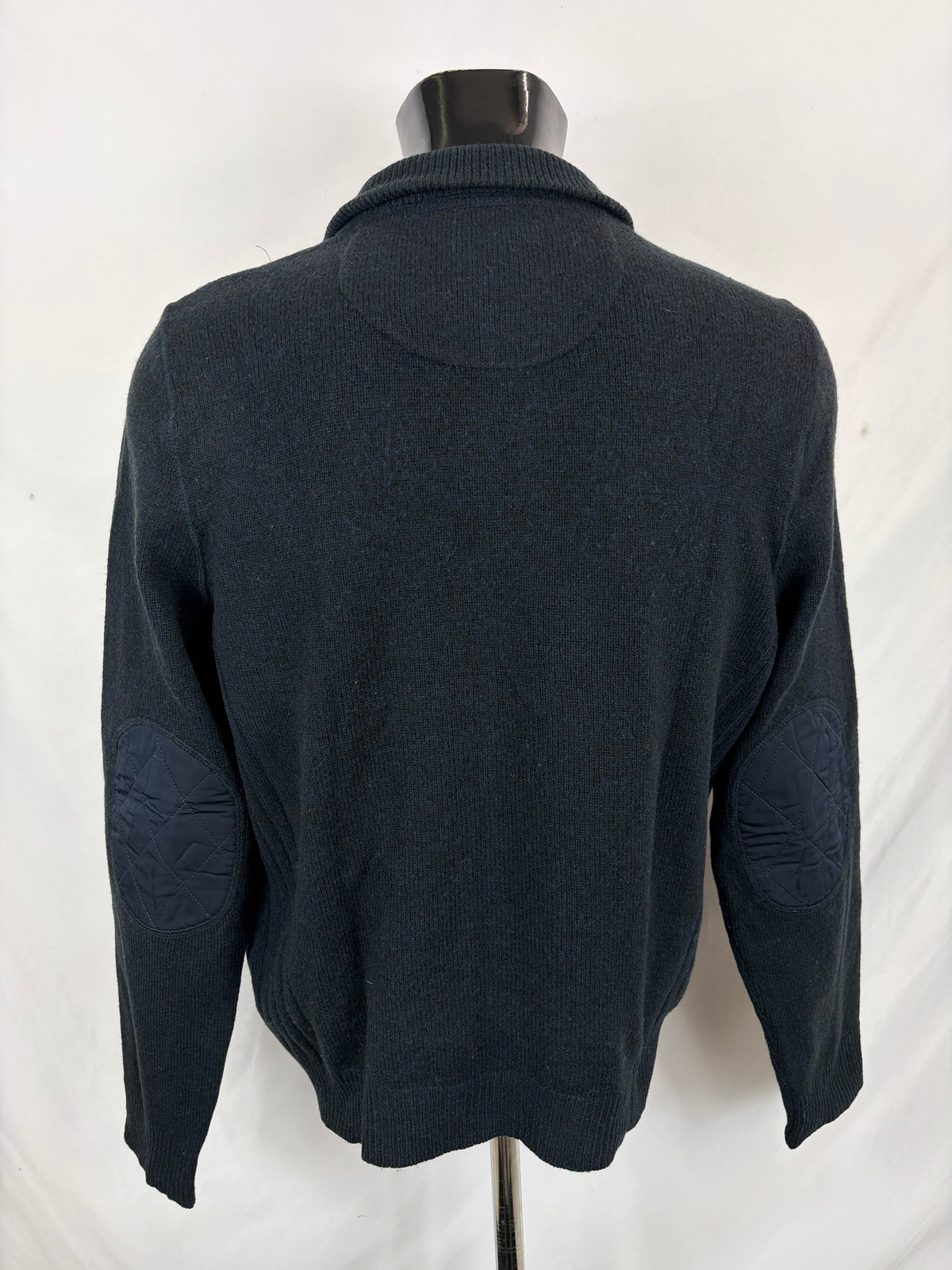 Maglione Barbour in lana da uomo blu taglia Medium