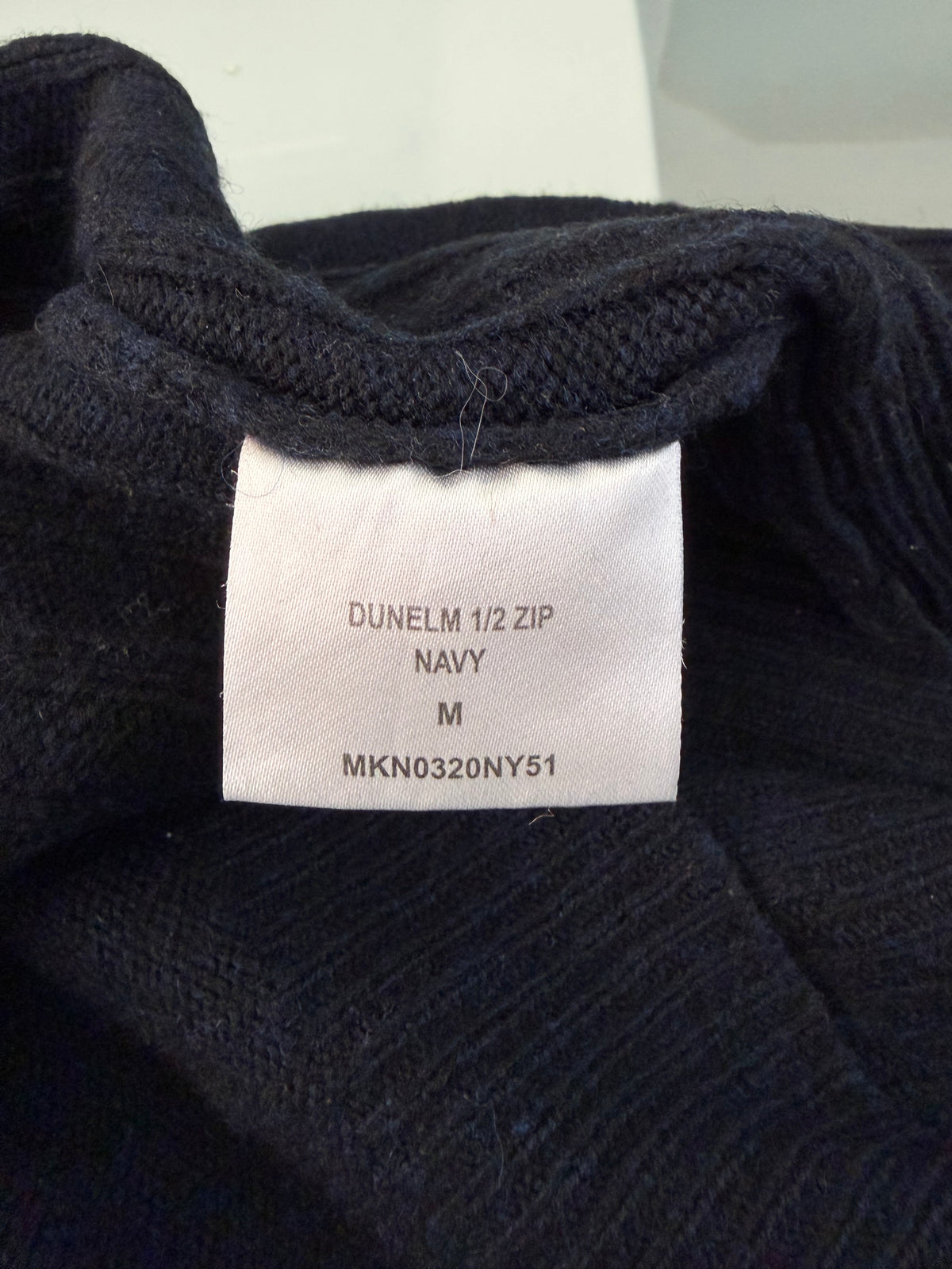 Maglione Barbour in lana da uomo blu taglia Medium