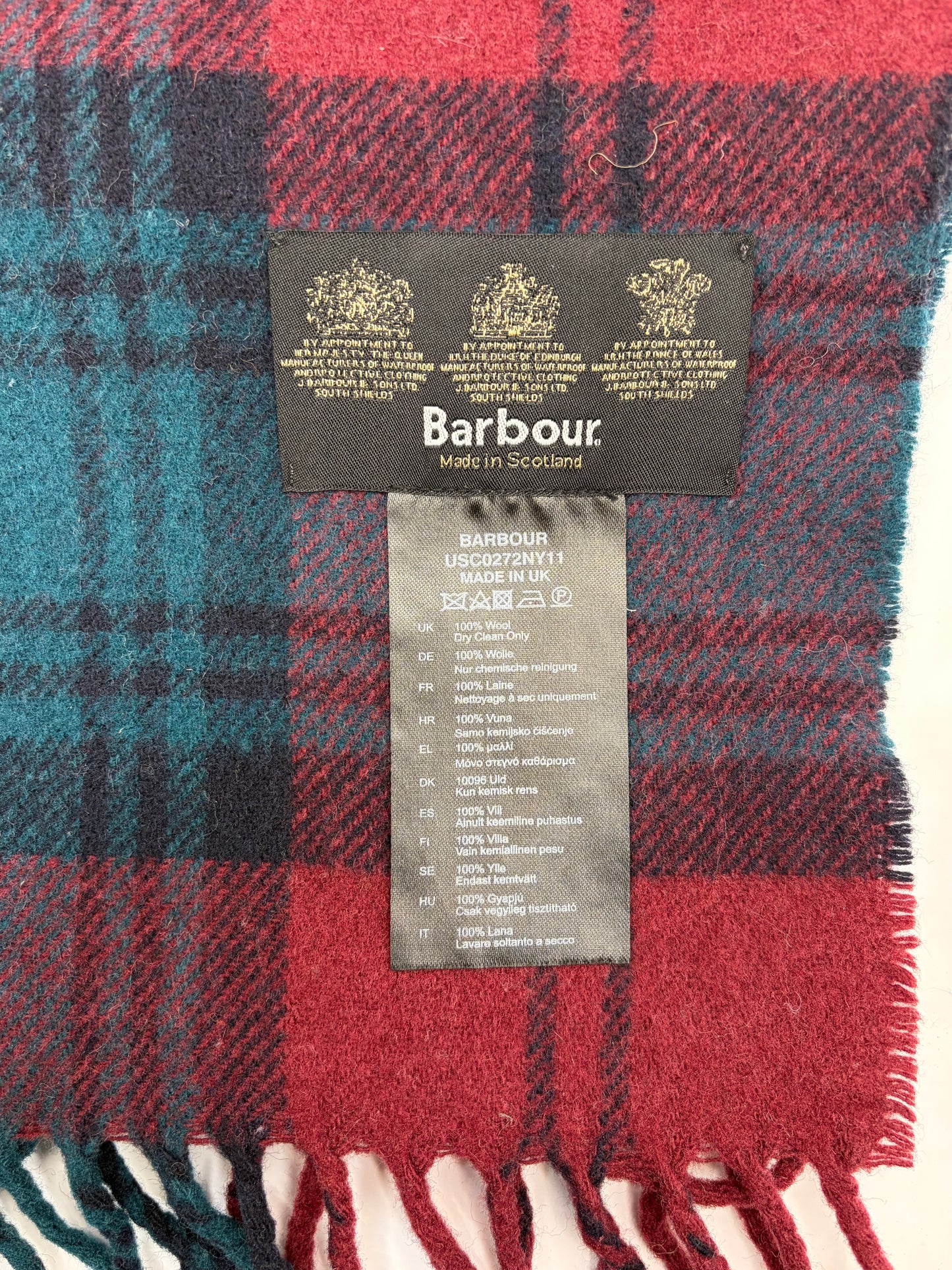 Sciarpa Barbour in lana - Shop In London