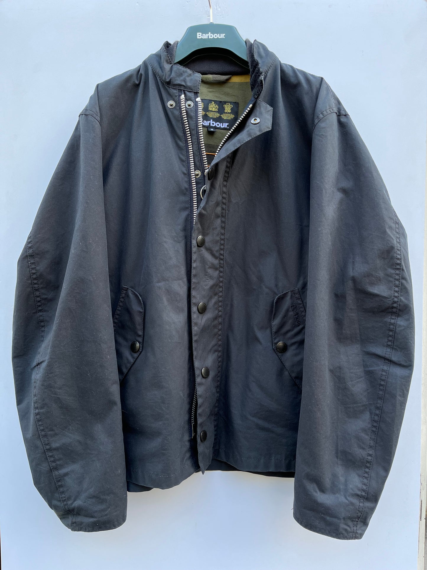 Giacca Barbour Heritage Uomo Blu Ash Medium - Navy Man Ash Wax jacket size M