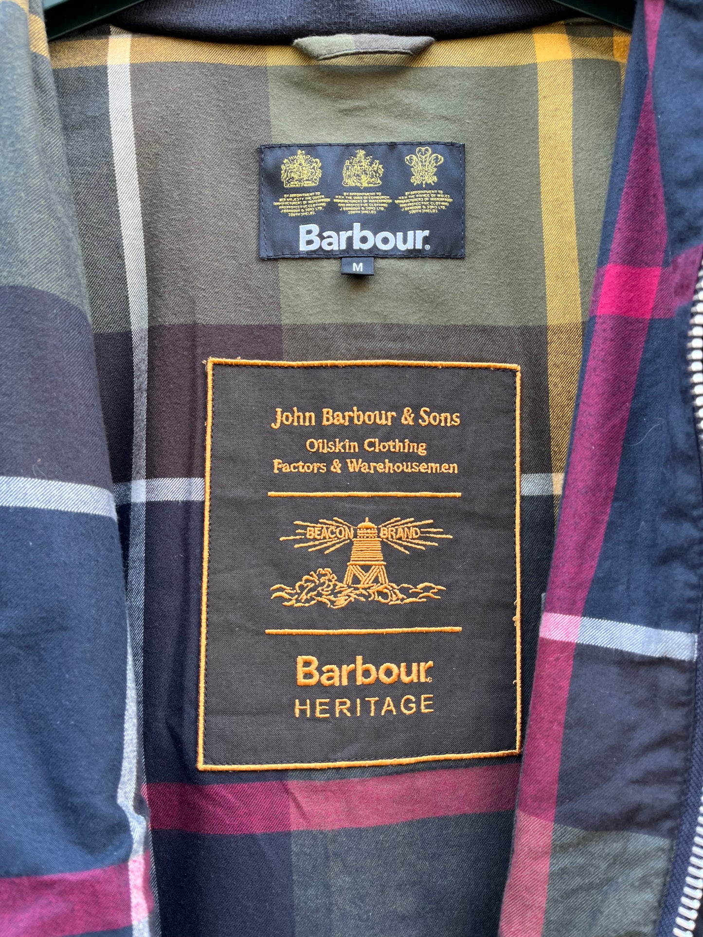 Giacca Barbour Heritage Uomo Blu Ash Medium - Navy Man Ash Wax jacket size M