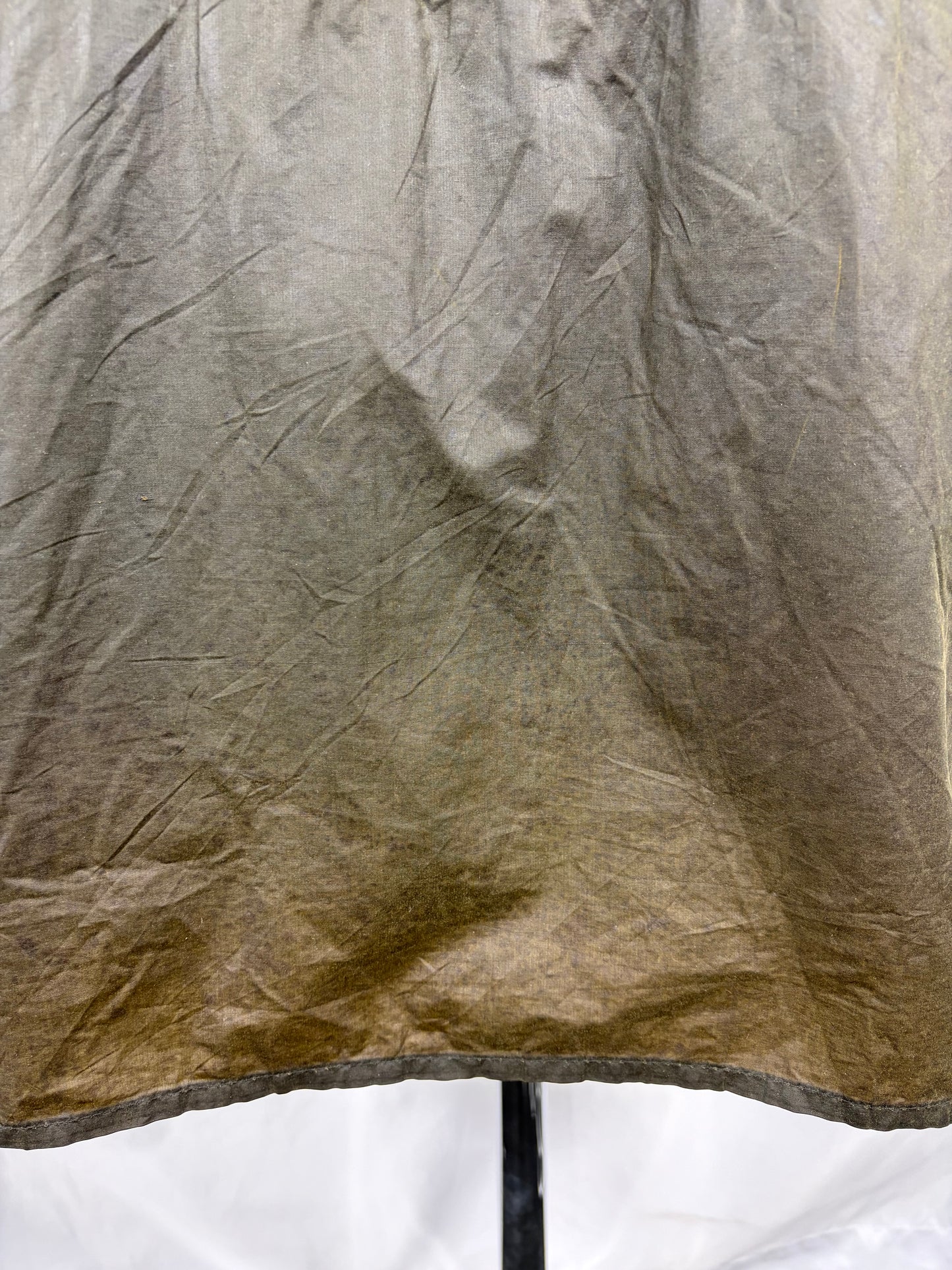 RARO Barbour Durham verde unlined con cappuccio C38/97 cm Green Hooded waxed Durham Medium - Shop In London