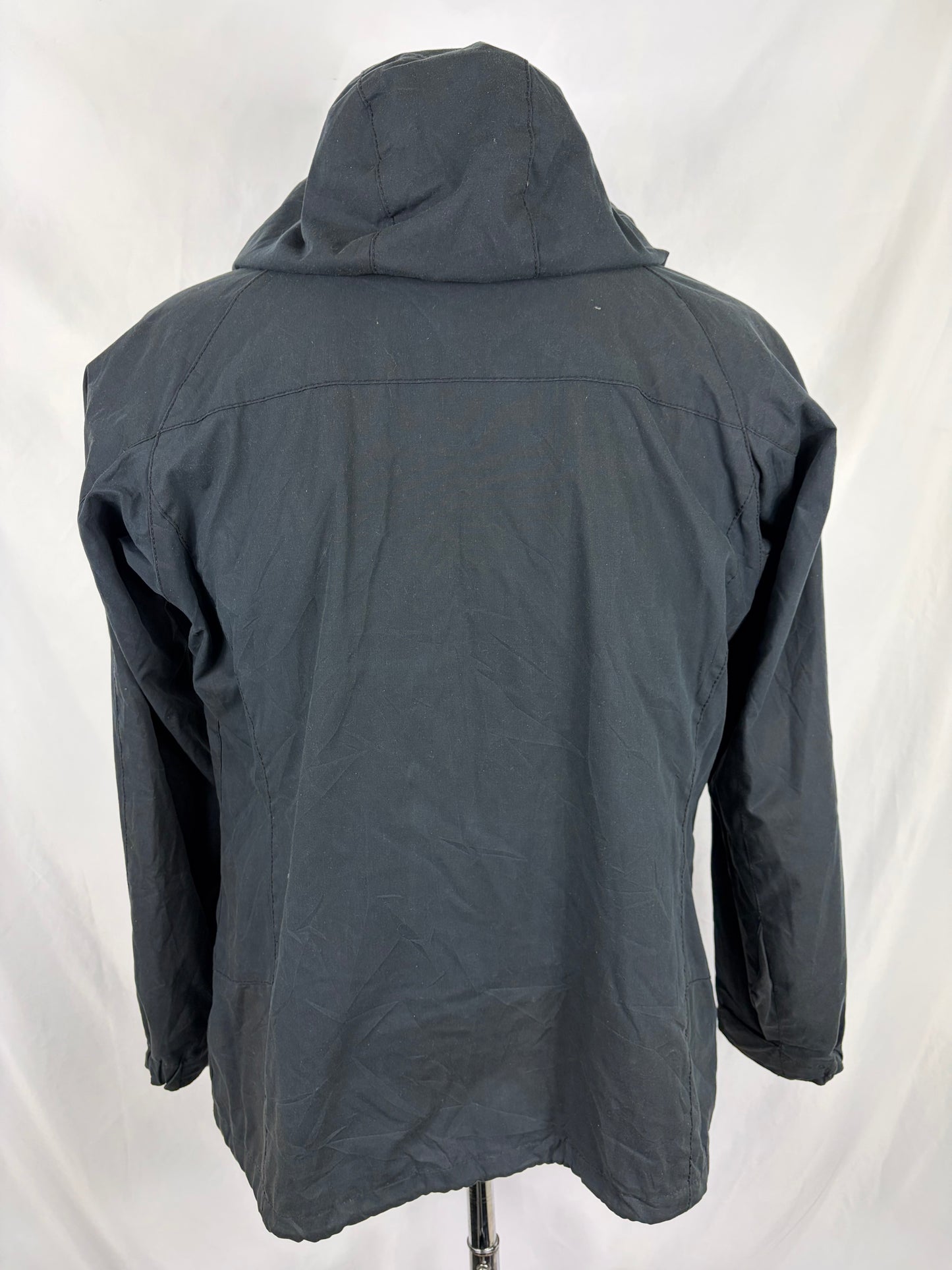 Giacca Barbour da uomo con cappuccio blu Large - Man Millom navy wax jacket size Large