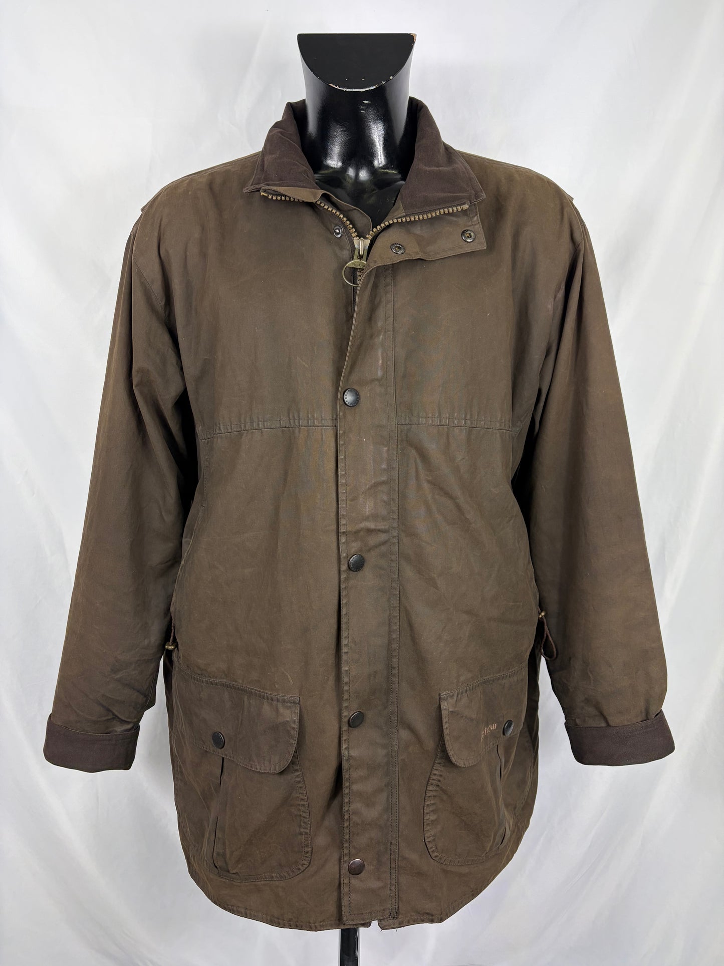 Giacca Barbour Parka Duracotton Marrone Large - Brown Duracotton Parka Size Large