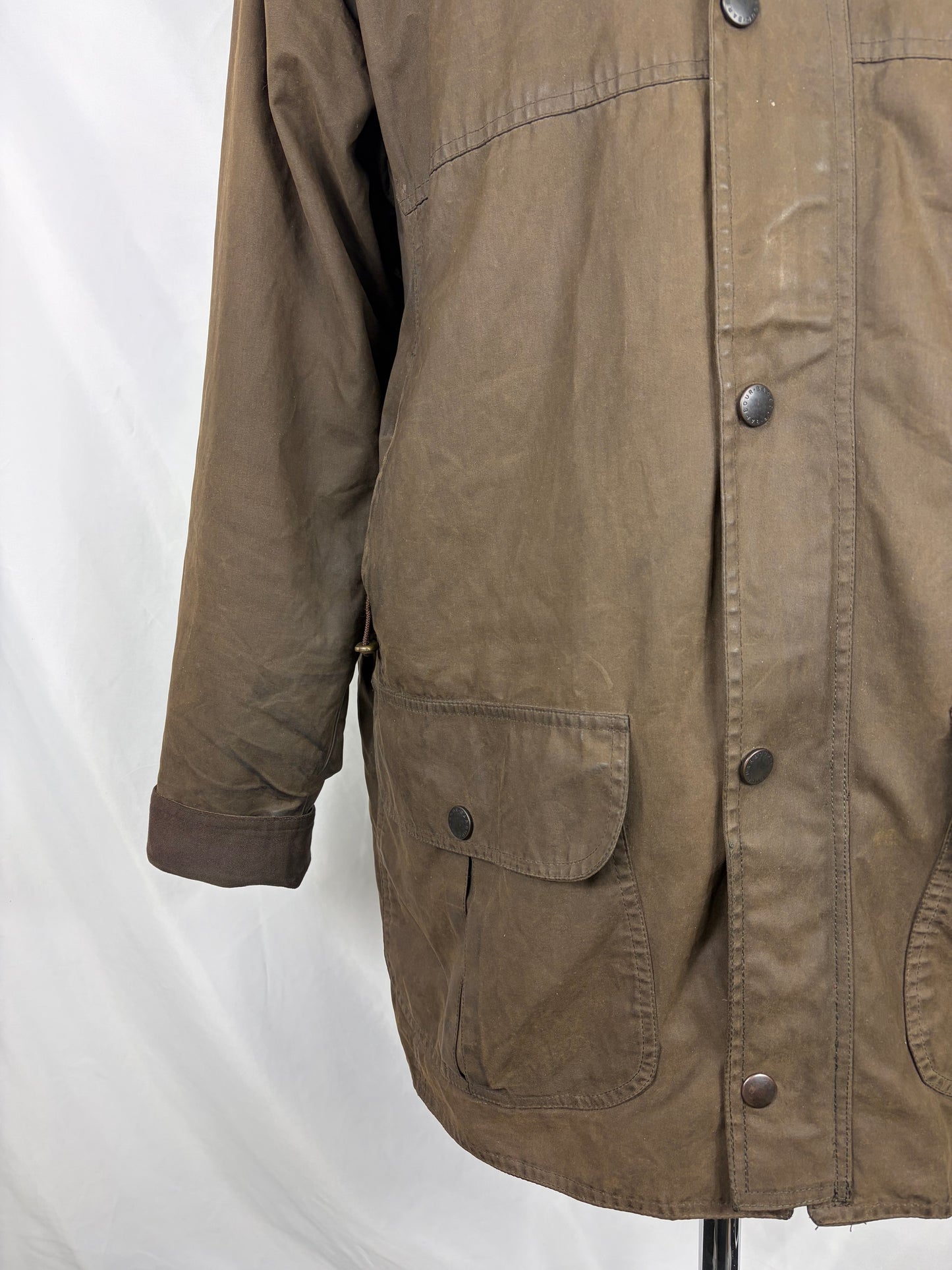 Giacca Barbour Parka Duracotton Marrone Large - Brown Duracotton Parka Size Large