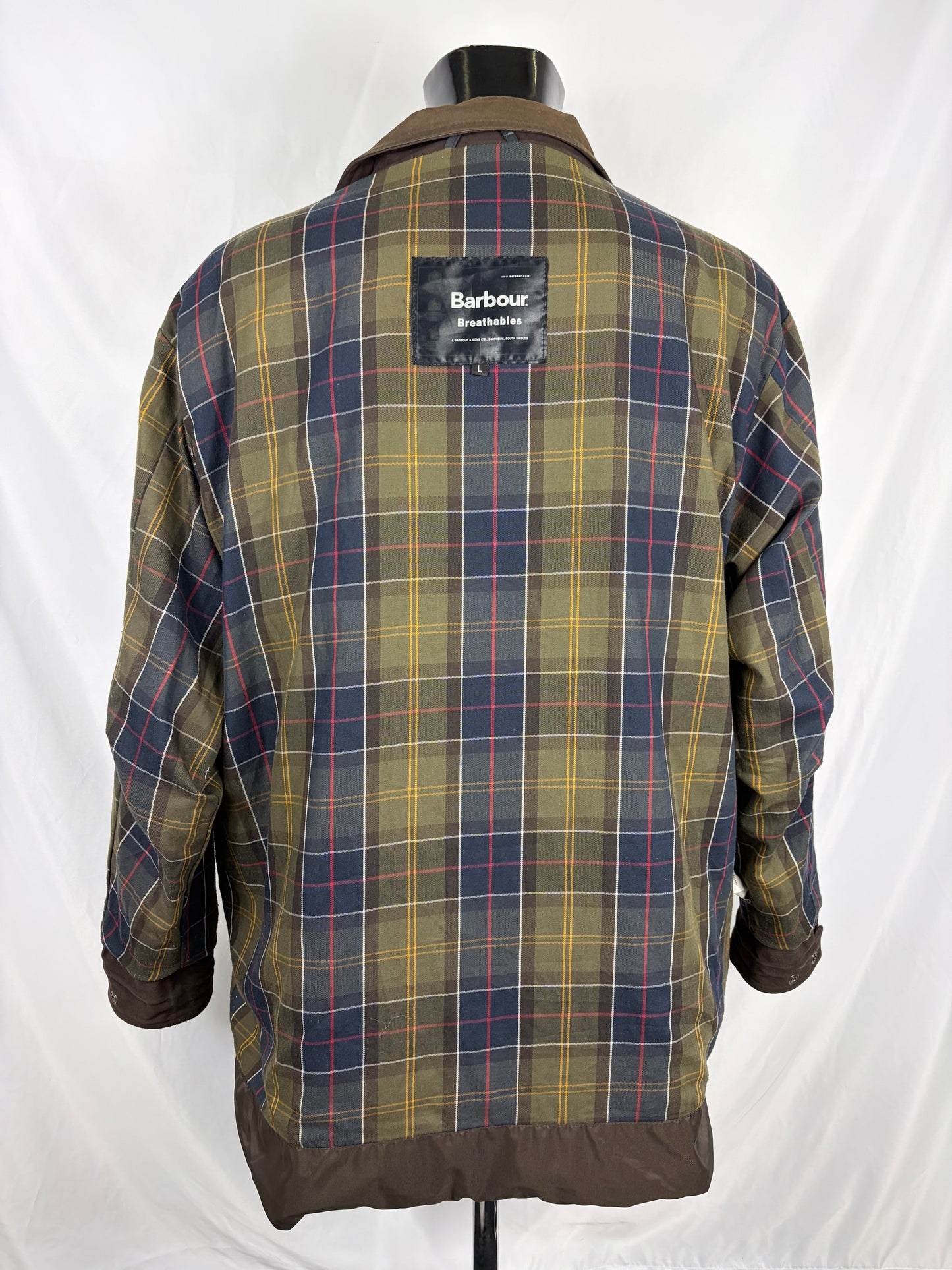 Giacca Barbour Parka Duracotton Marrone Large - Brown Duracotton Parka Size Large