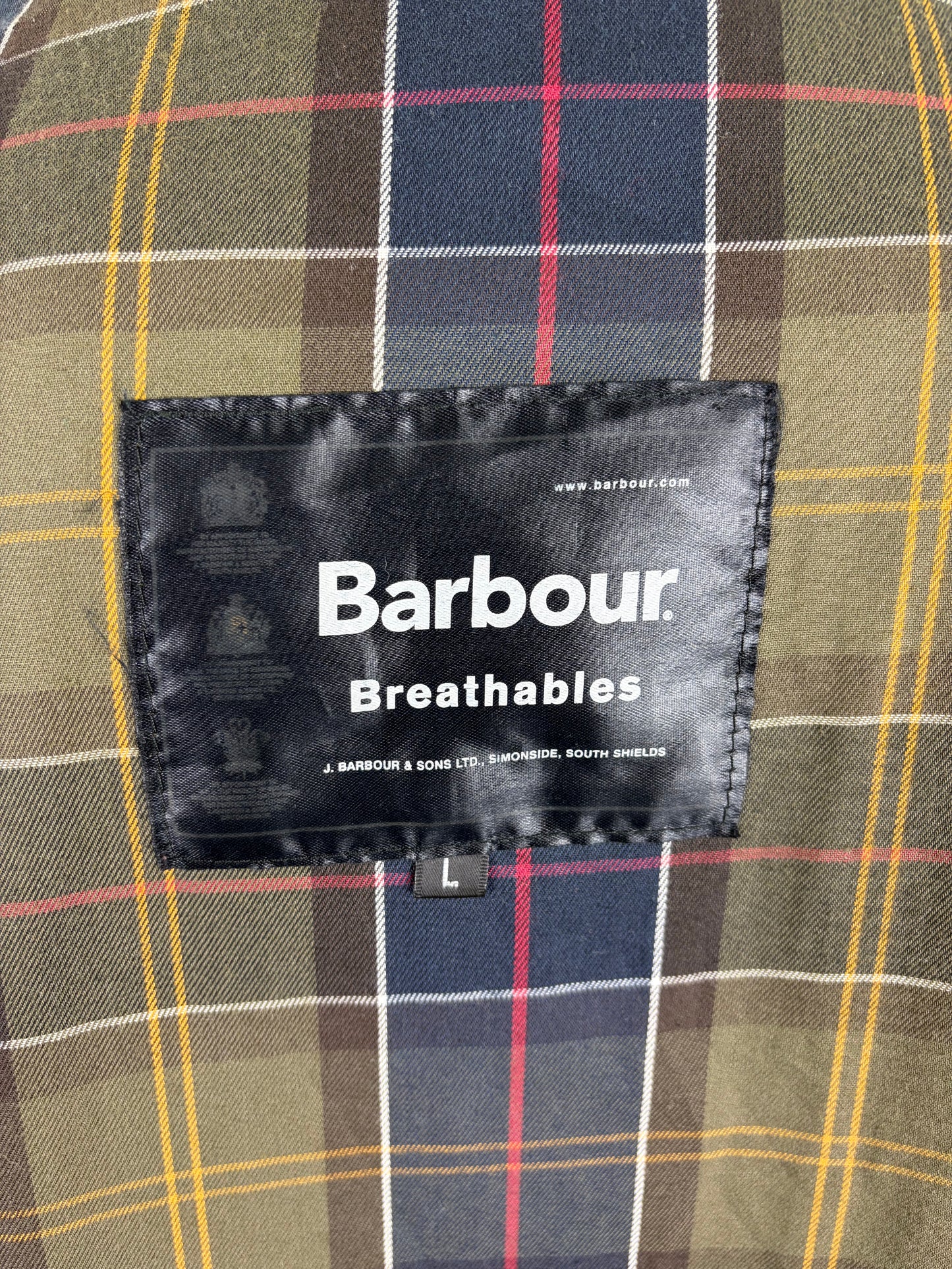 Giacca Barbour Parka Duracotton Marrone Large - Brown Duracotton Parka Size Large