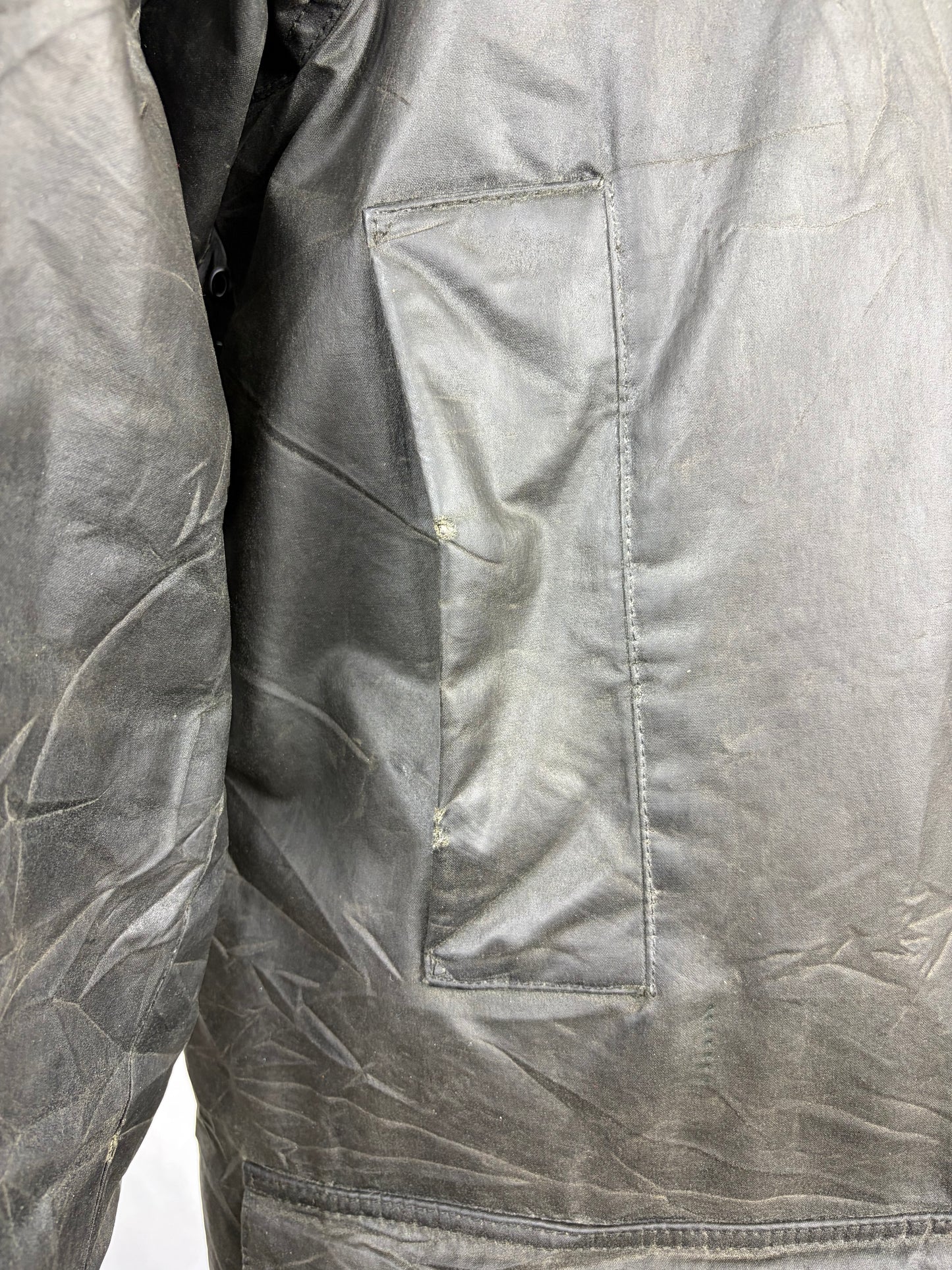Parka Barbour verde invernale con cappuccio Medium- Man Wax Olive parka groove jacket size Medium