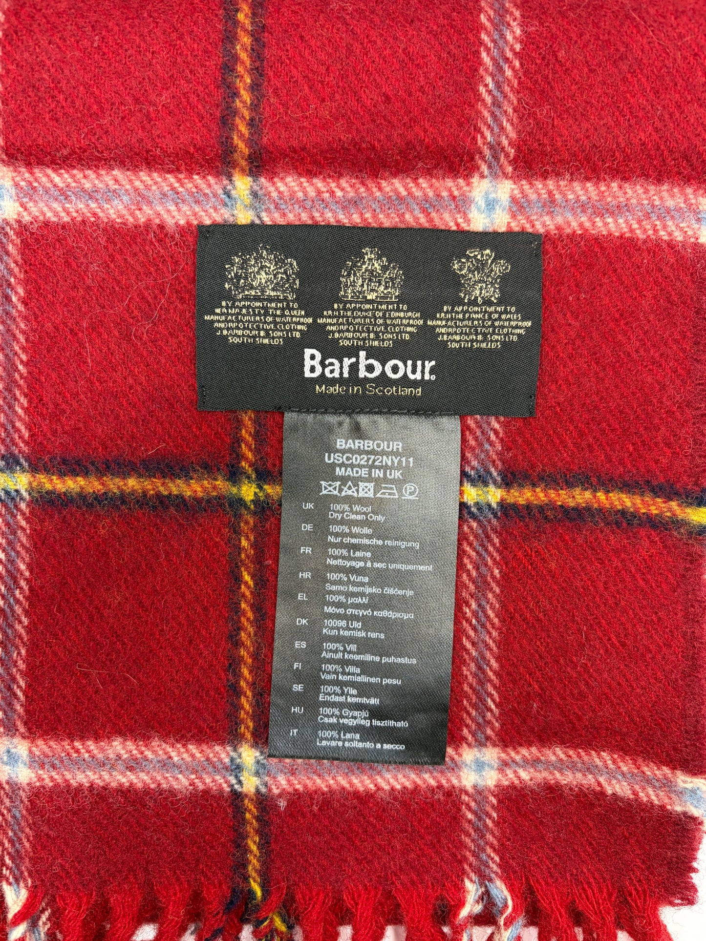 Sciarpa Barbour in lana - Shop In London
