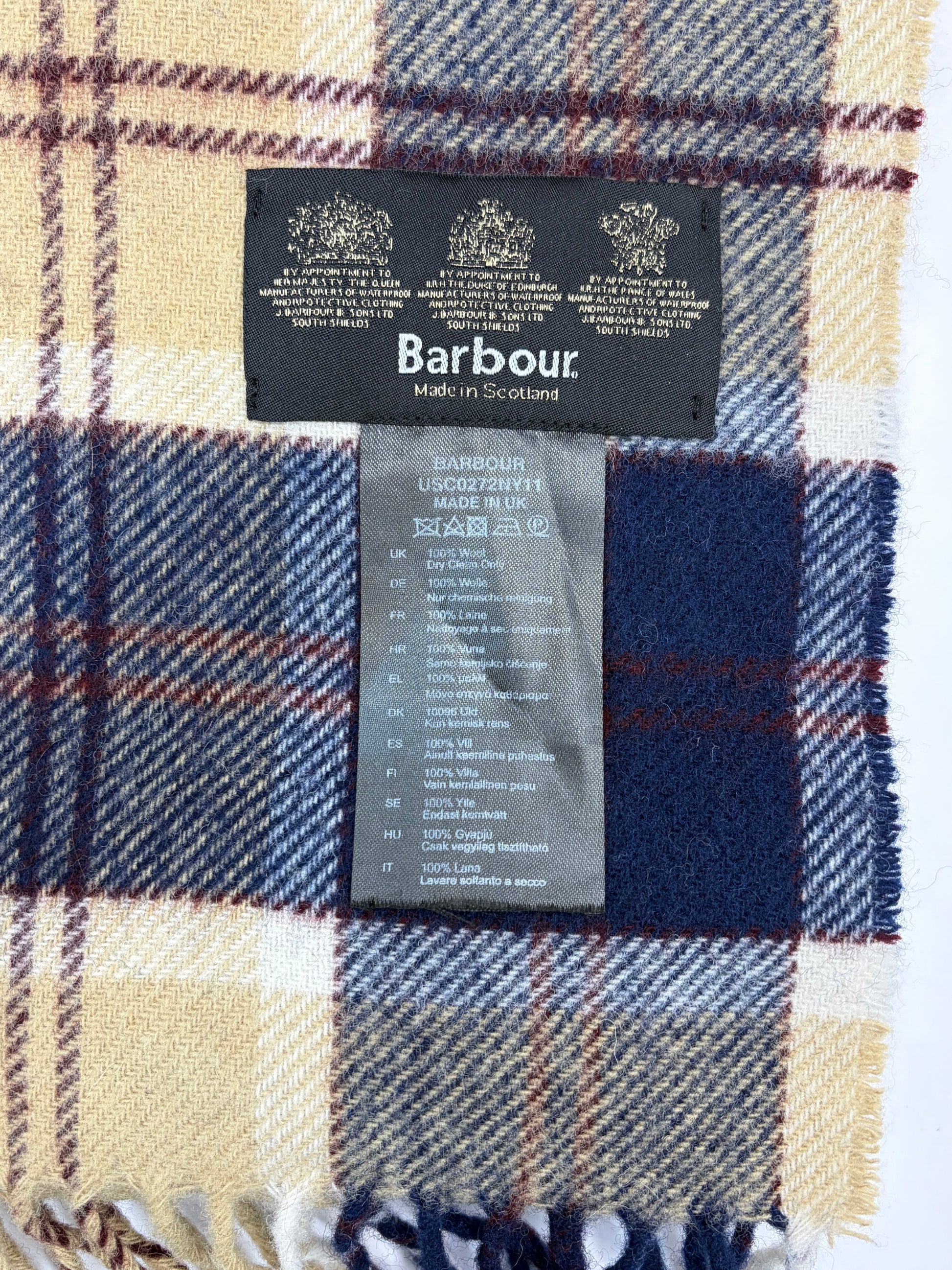 Sciarpa Barbour in lana - Shop In London
