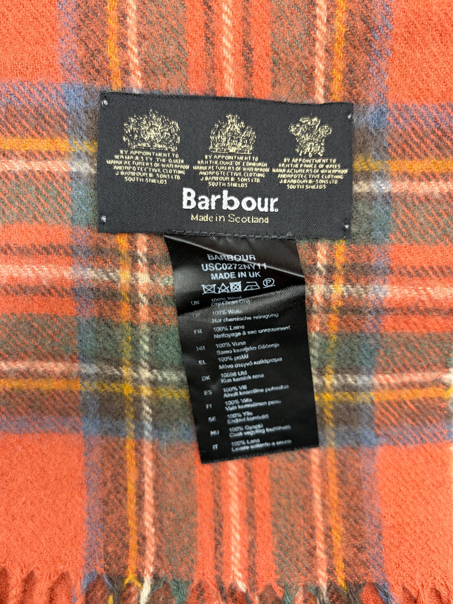 Sciarpa Barbour in lana - Shop In London