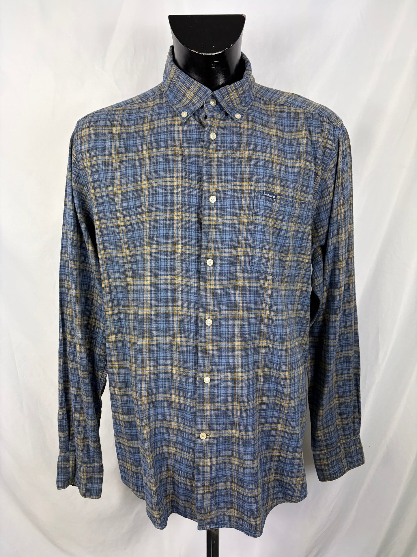 Camicia Barbour da uomo in tartan in cotone taglia Large - Shop In London