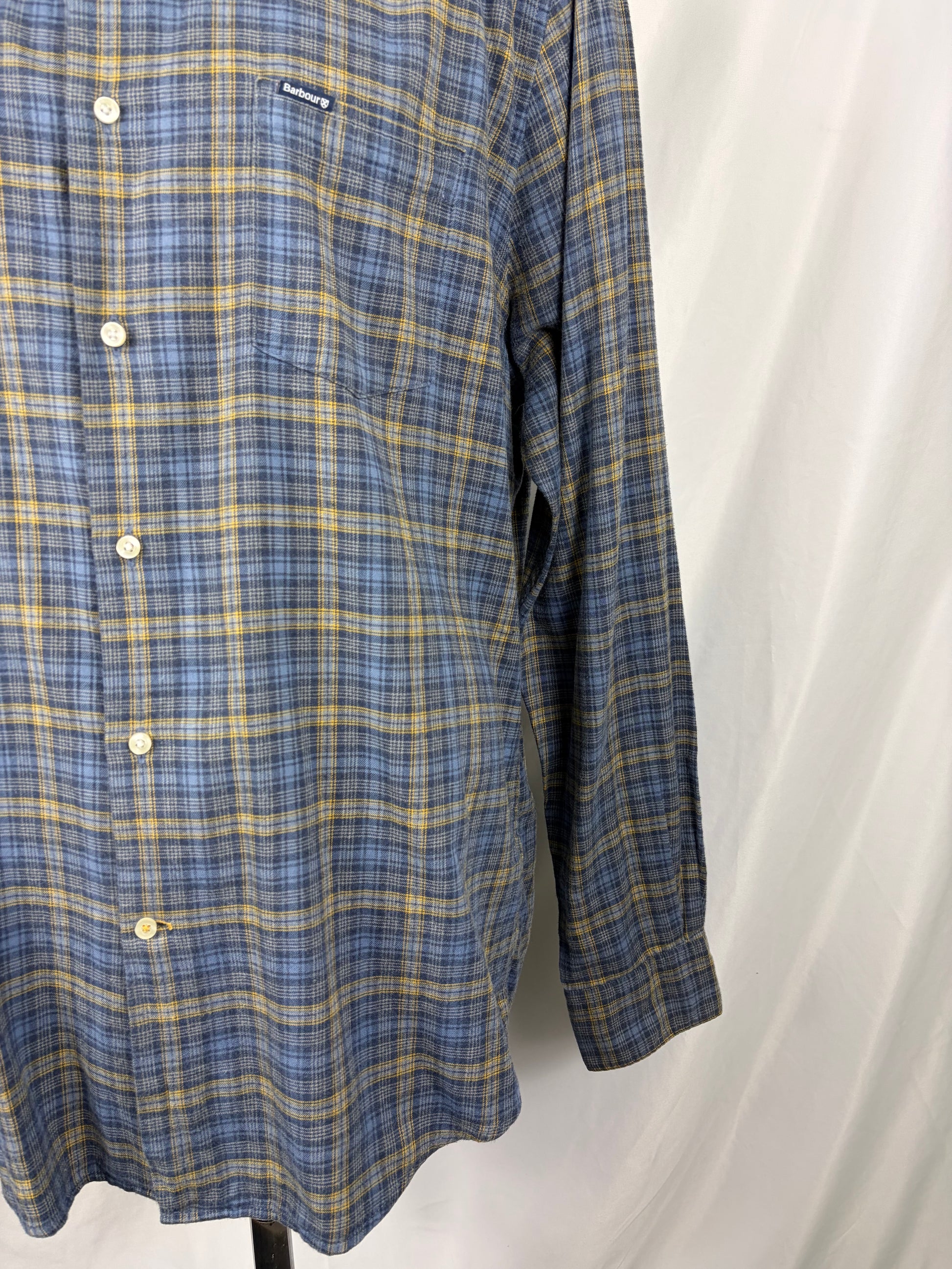 Camicia Barbour da uomo in tartan in cotone taglia Large - Shop In London