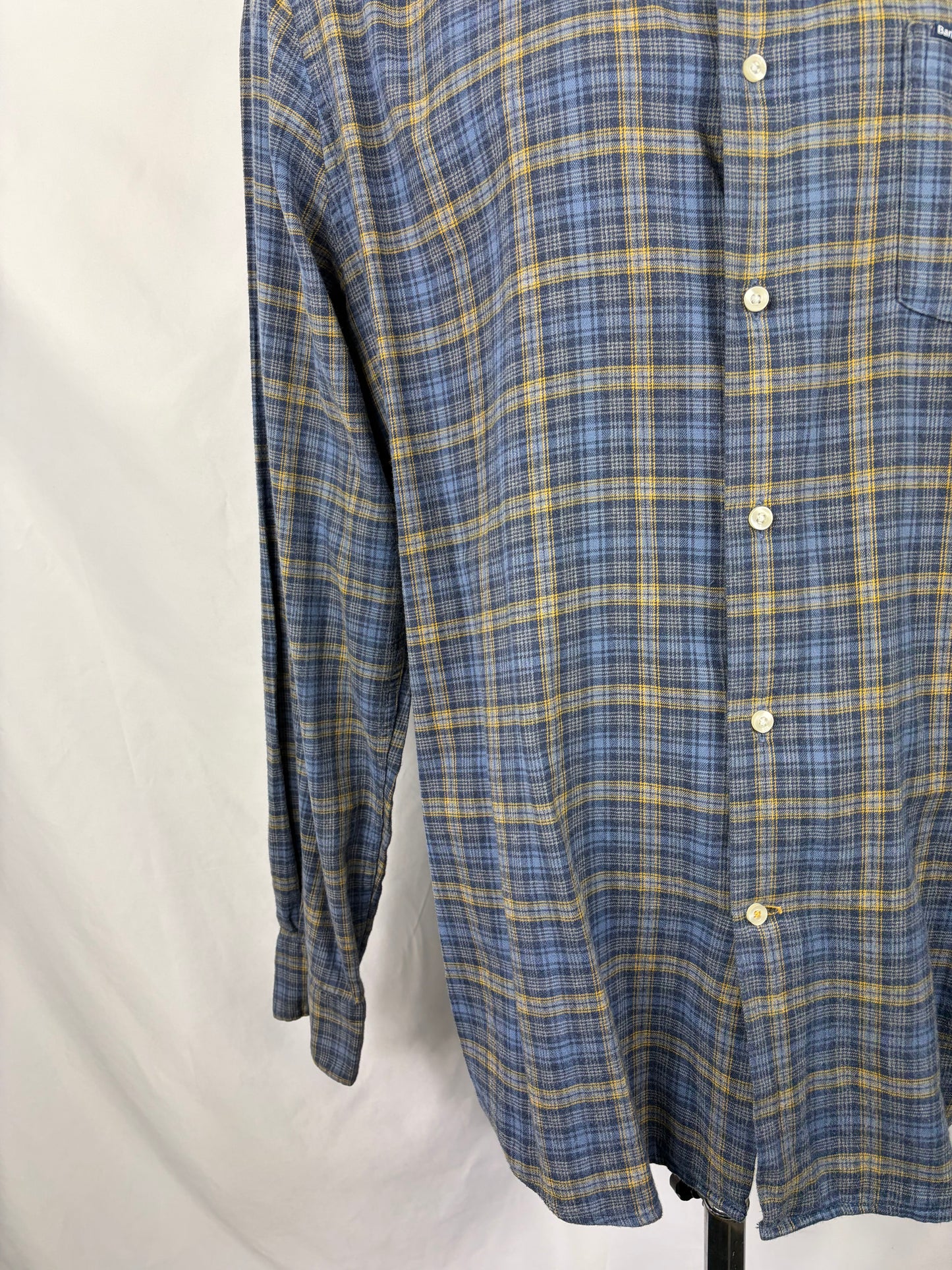 Camicia Barbour da uomo in tartan in cotone taglia Large - Shop In London