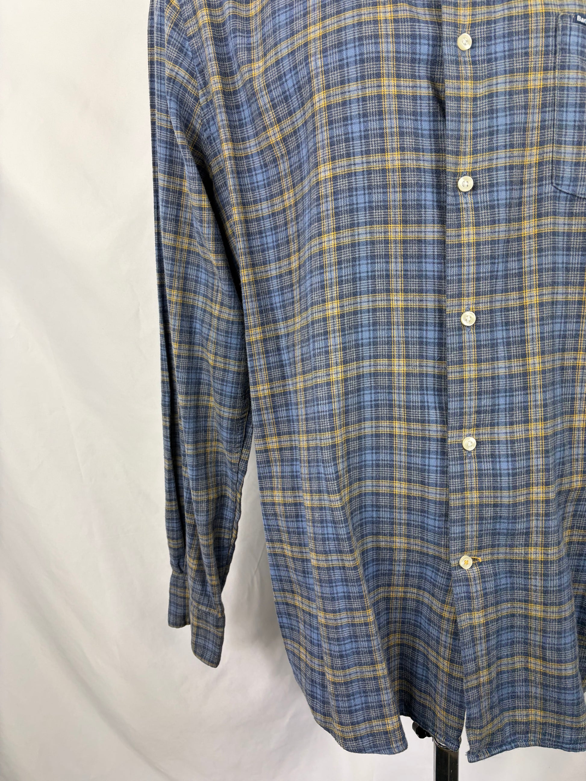 Camicia Barbour da uomo in tartan in cotone taglia Large - Shop In London