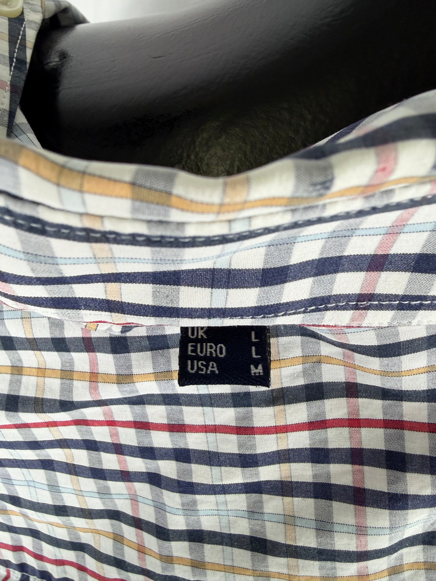 Camicia Barbour da uomo bianca in tartan in cotone taglia Large - Shop In London