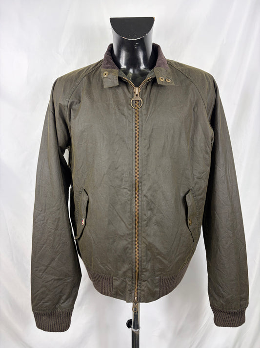 Barbour Merchant Steve Mc Queen Verde XLarge SLIM FIT- Man Green Steve Mc Queen Size Xlarge - Shop In London