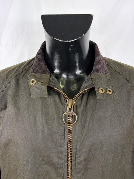Barbour Merchant Steve Mc Queen Verde XLarge SLIM FIT- Man Green Steve Mc Queen Size Xlarge - Shop In London