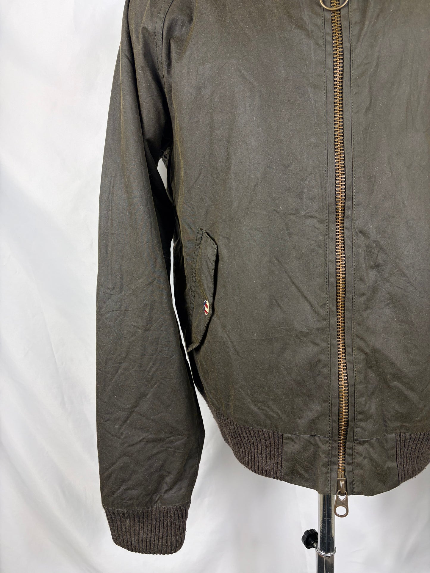 Barbour Merchant Steve Mc Queen Verde XLarge SLIM FIT- Man Green Steve Mc Queen Size Xlarge - Shop In London