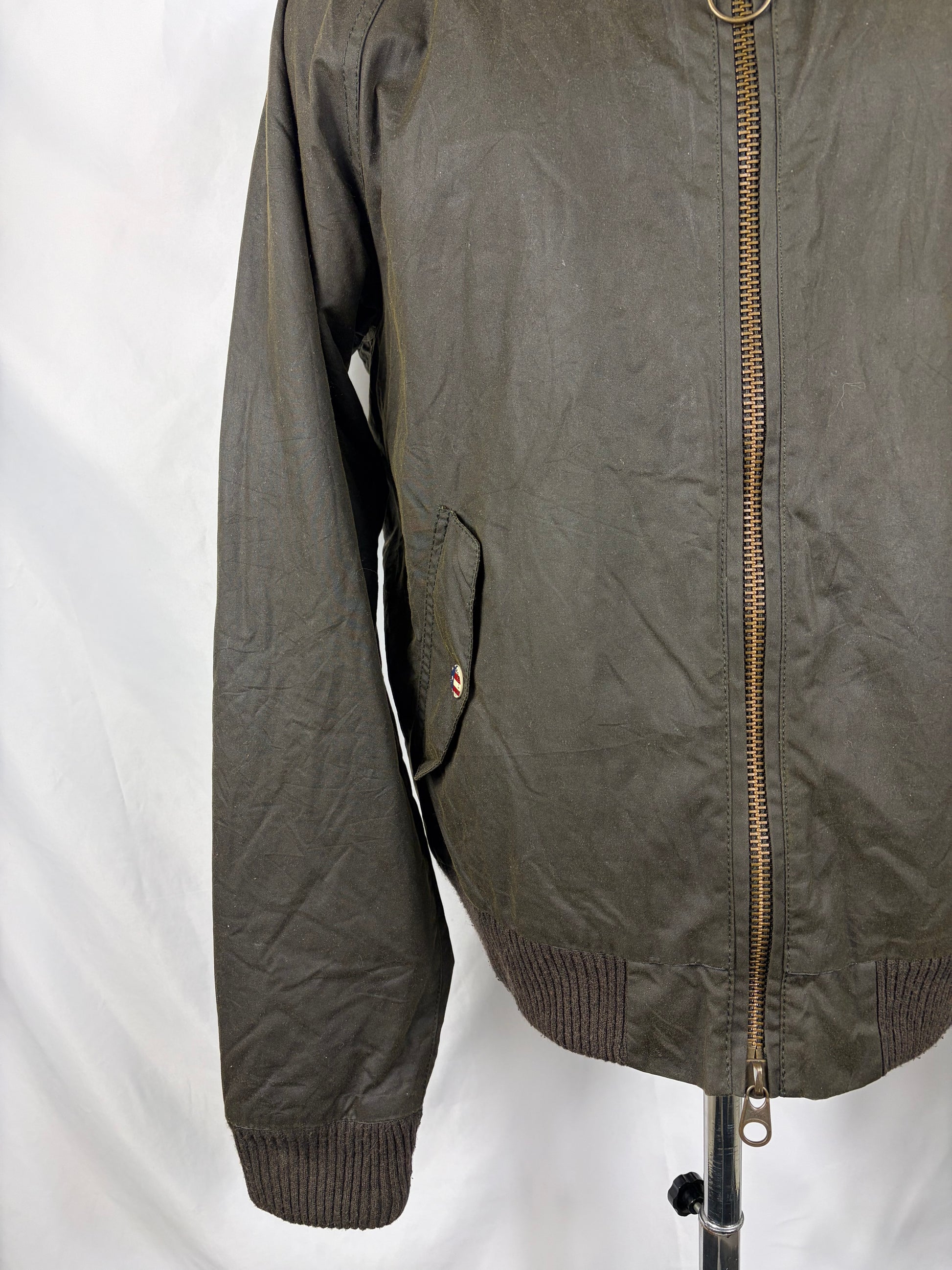 Barbour Merchant Steve Mc Queen Verde XLarge SLIM FIT- Man Green Steve Mc Queen Size Xlarge - Shop In London