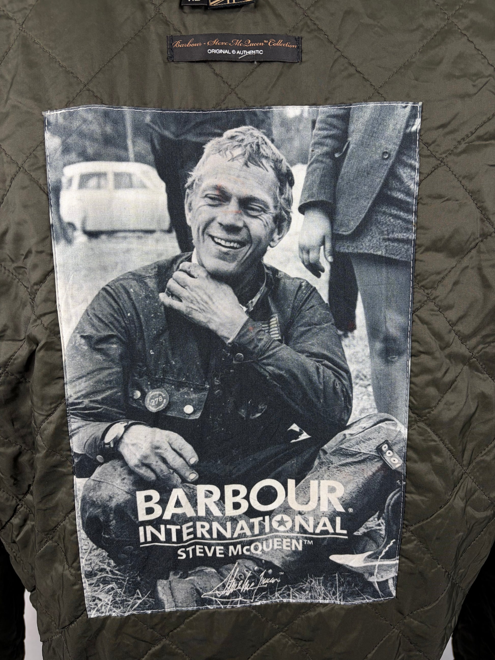 Barbour Merchant Steve Mc Queen Verde XLarge SLIM FIT- Man Green Steve Mc Queen Size Xlarge - Shop In London
