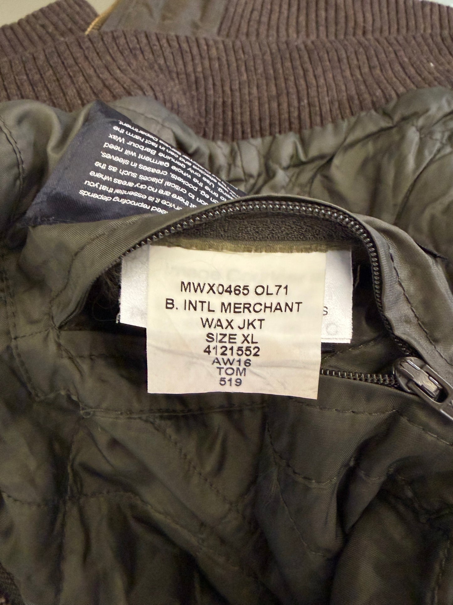 Barbour Merchant Steve Mc Queen Verde XLarge SLIM FIT- Man Green Steve Mc Queen Size Xlarge - Shop In London