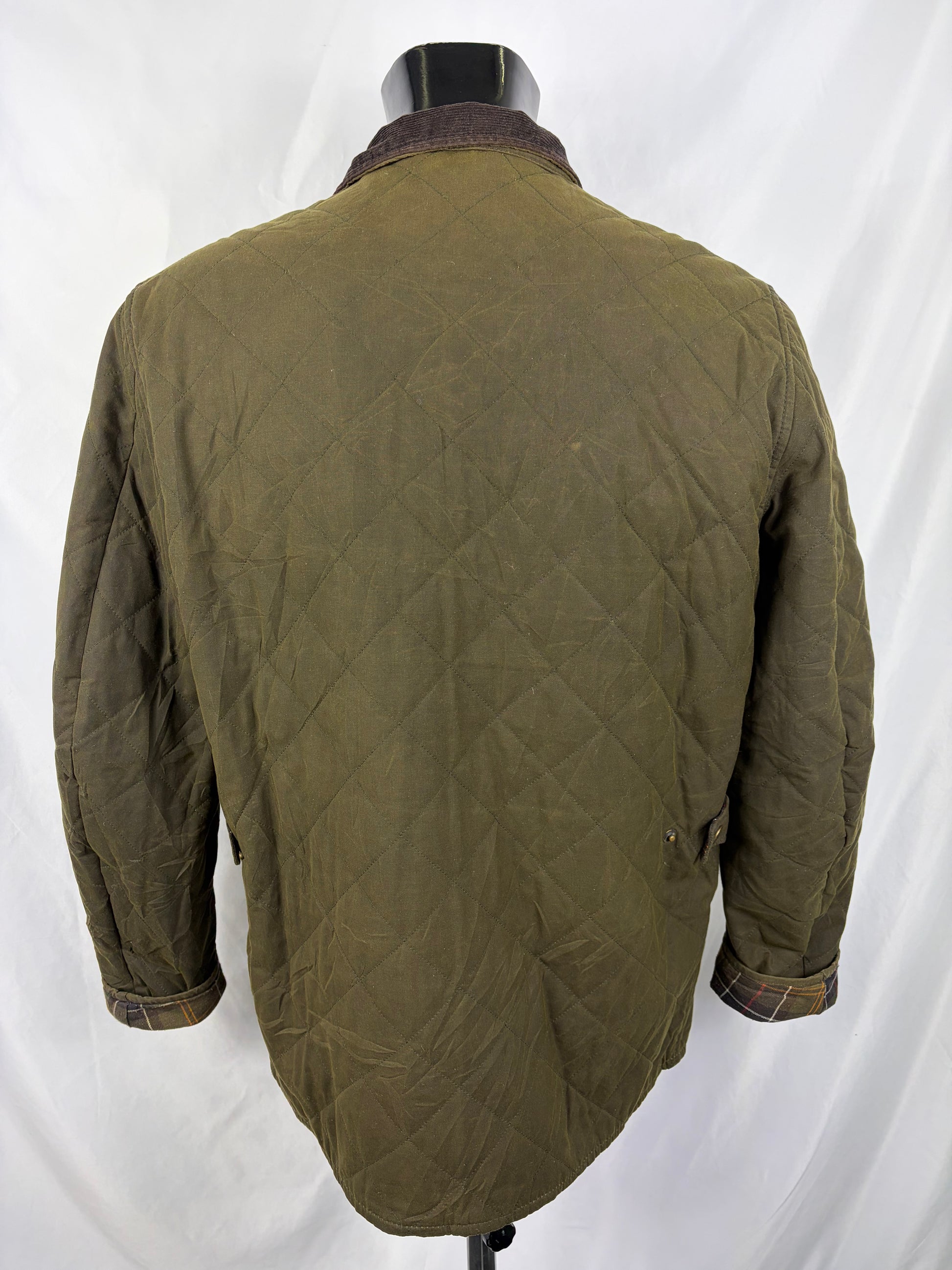 Giacca Barbour Verde cerata Chelsea wax quilt Large - Man Wax Chelsea quilt jacket size L - Shop In London