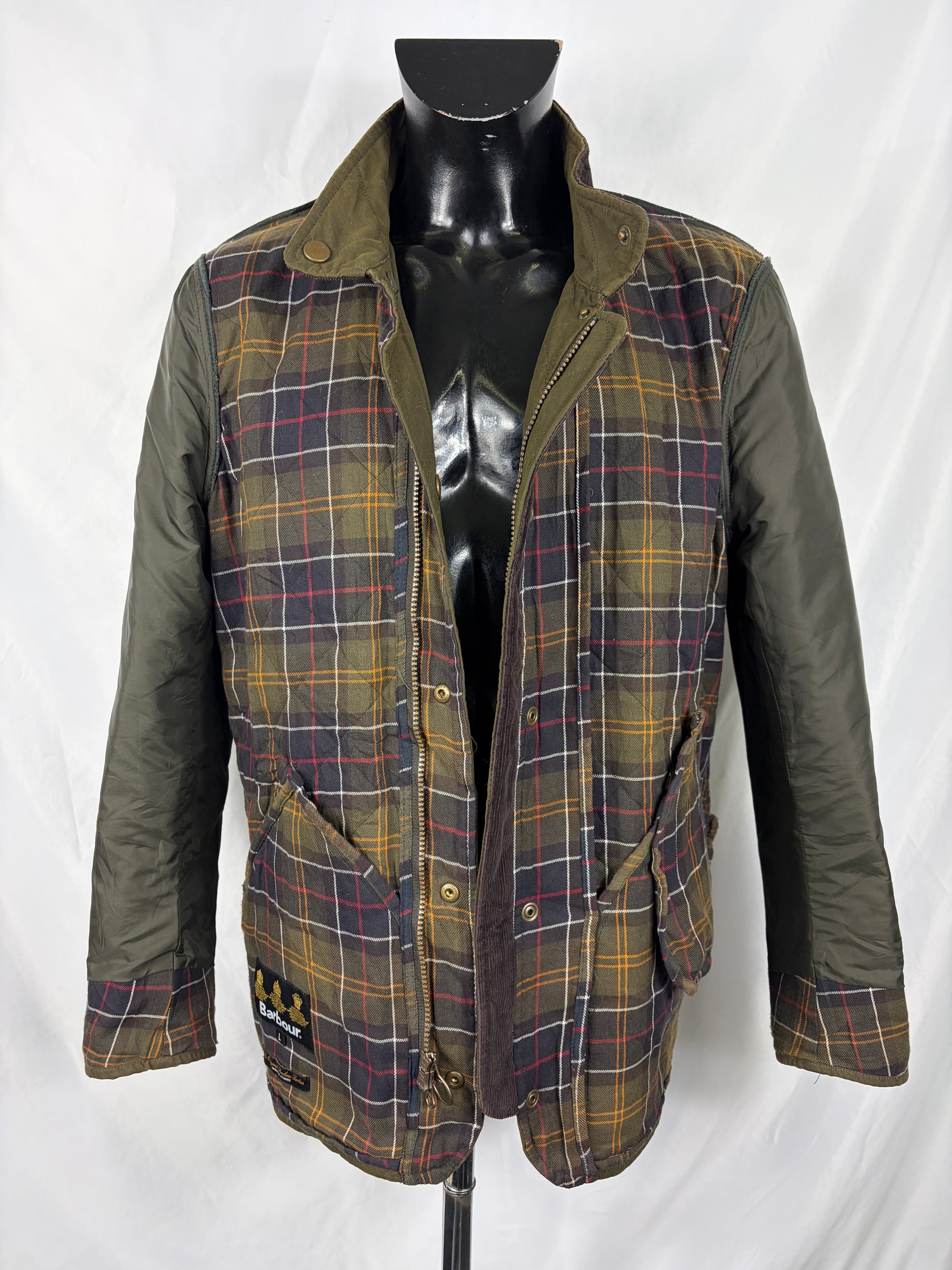 Giacca Barbour Verde cerata Chelsea wax quilt Large - Man Wax Chelsea quilt jacket size L - Shop In London