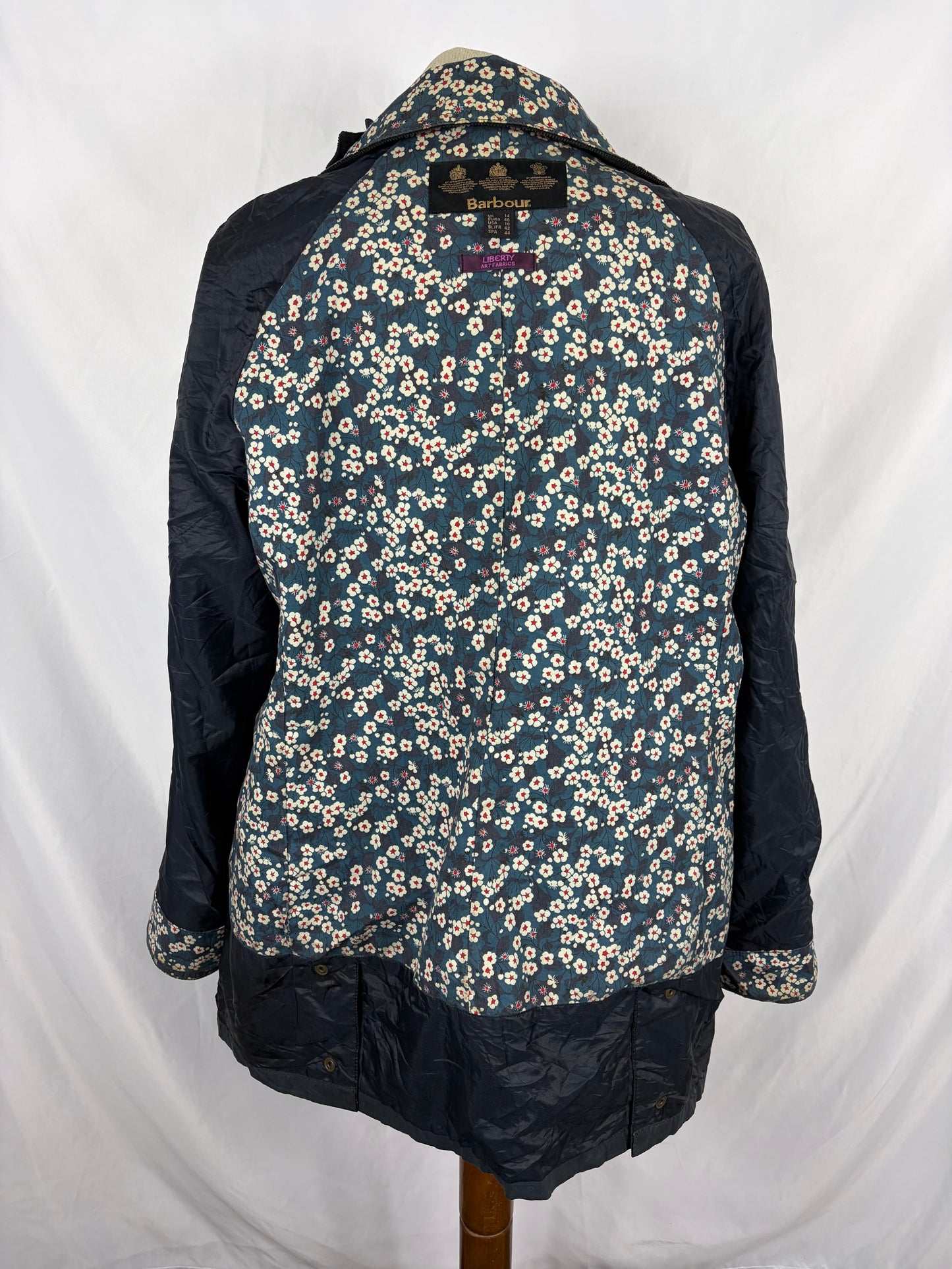 Giacca Barbour Flyweight Liberty Beadnell blu UK14 medium - Navy Flyweight Liberty Beadnell UK14 tg. 44