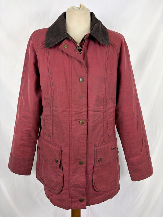 Giacca Barbour donna rosa Pantone Hexachrome Uk 12 Medium-Lady  Wax Jacket uk 12 size M - Shop In London
