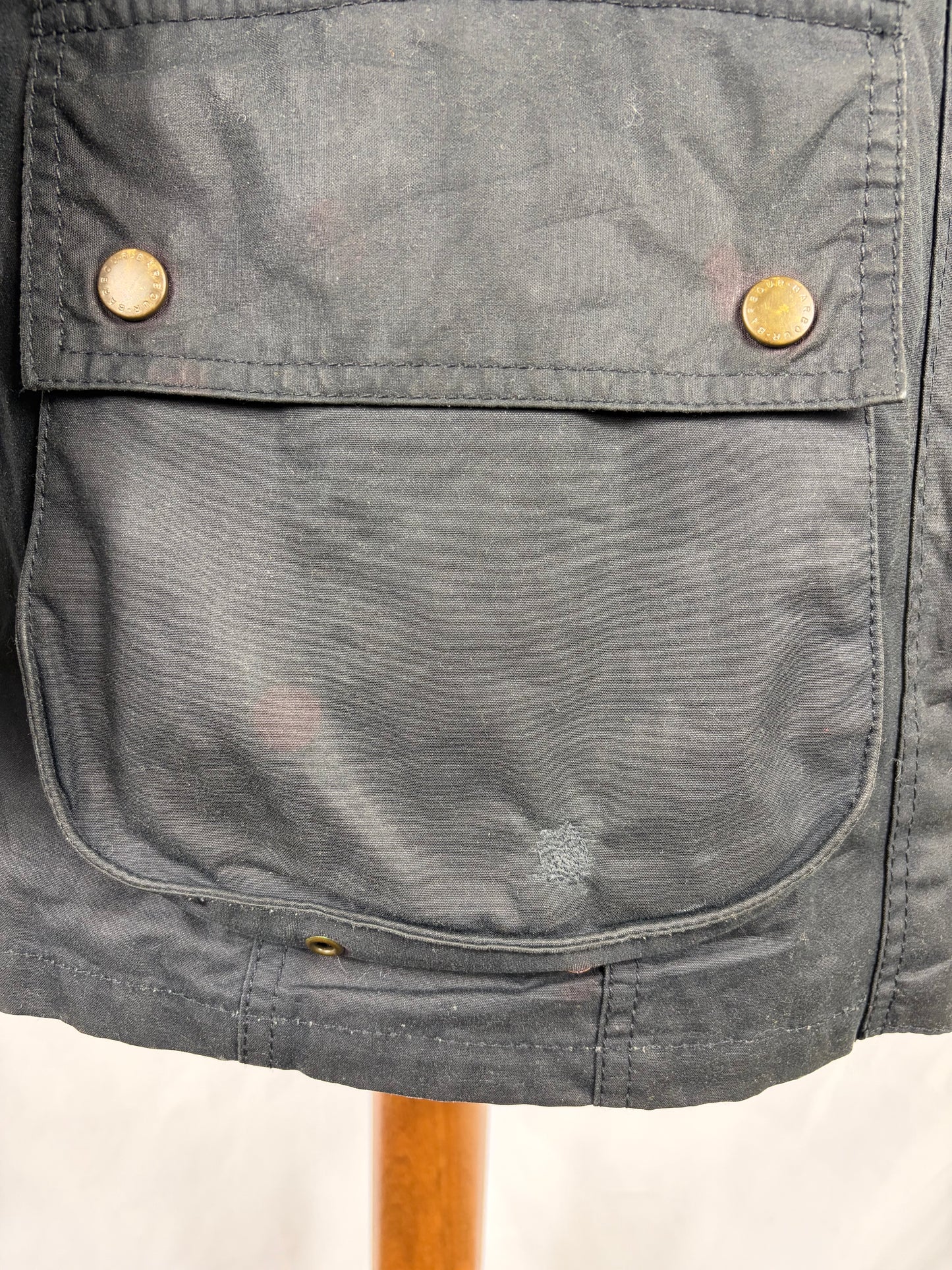 Giacca Barbour Liberty Beadnell blu UK8 Xsmall- Navy Liberty Beadnell Jacket UK8 tg. 38