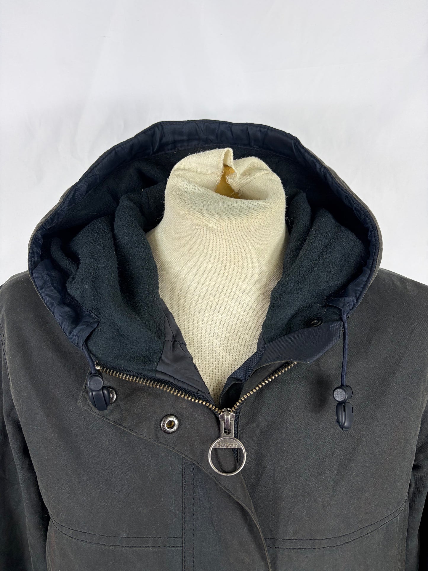 Giacca Barbour blu da donna Winter Durham Uk16 tg.44/46 - Navy Winter Lady Durham Wax Jacket Size uk16