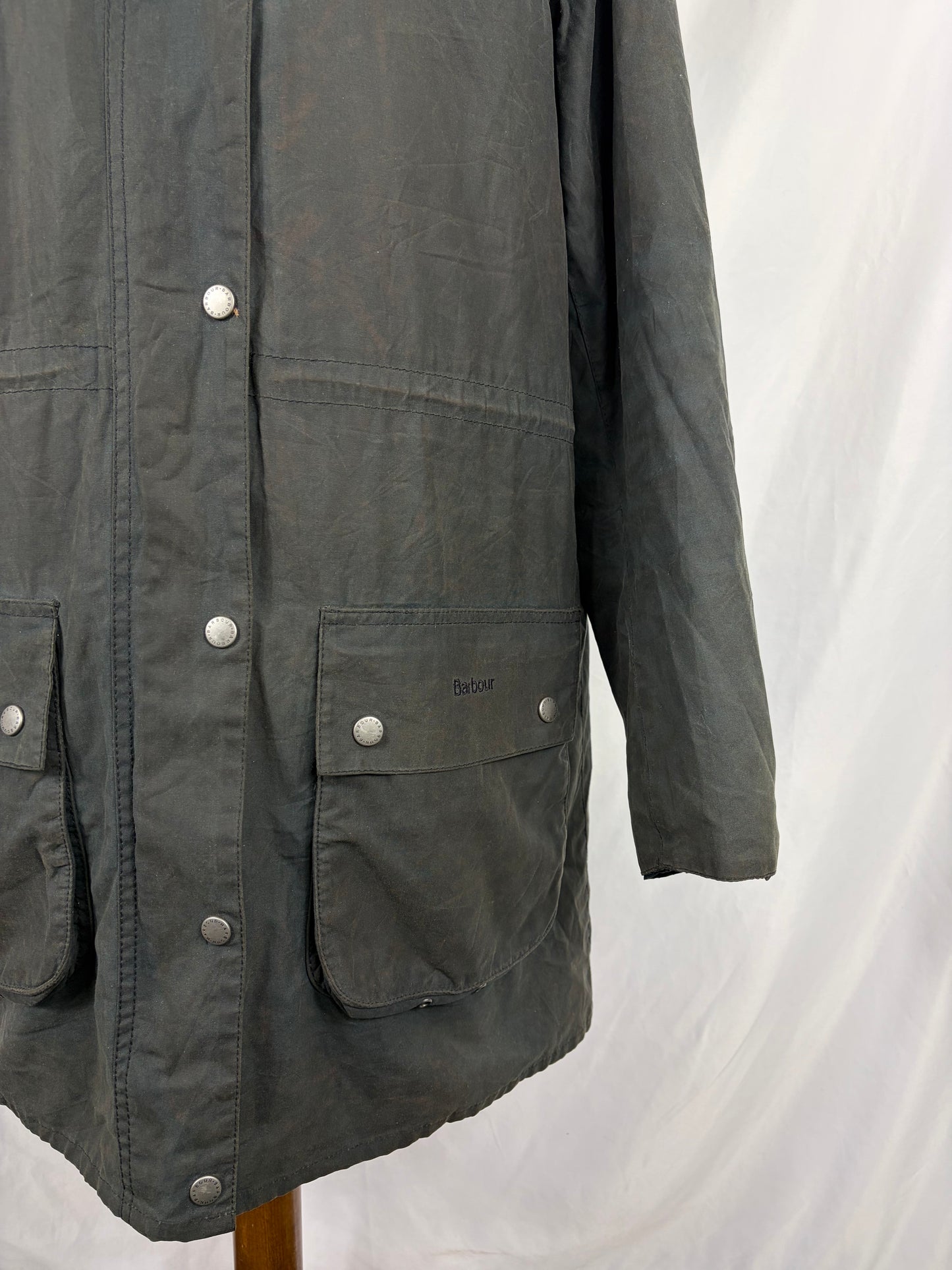 Giacca Barbour blu da donna Winter Durham Uk16 tg.44/46 - Navy Winter Lady Durham Wax Jacket Size uk16