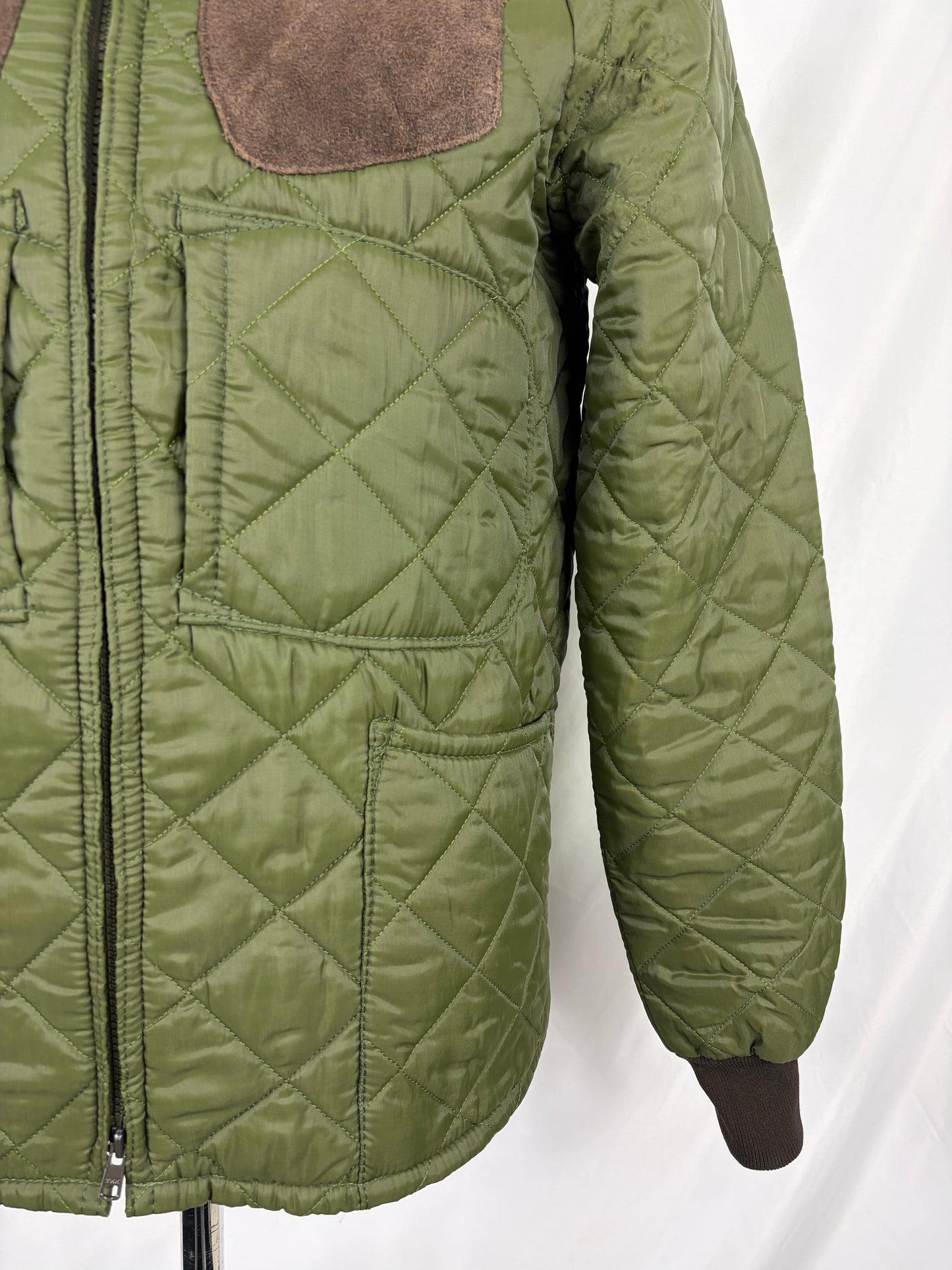Giacca Barbour Uomo vintage Verde da caccia Small Man Green Shooting Jacket size S