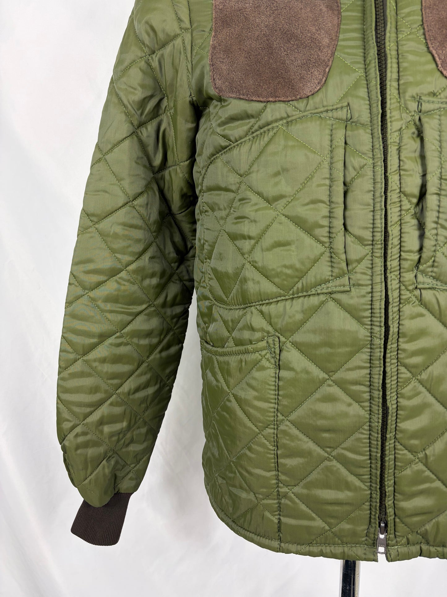 Giacca Barbour Uomo vintage Verde da caccia Small Man Green Shooting Jacket size S