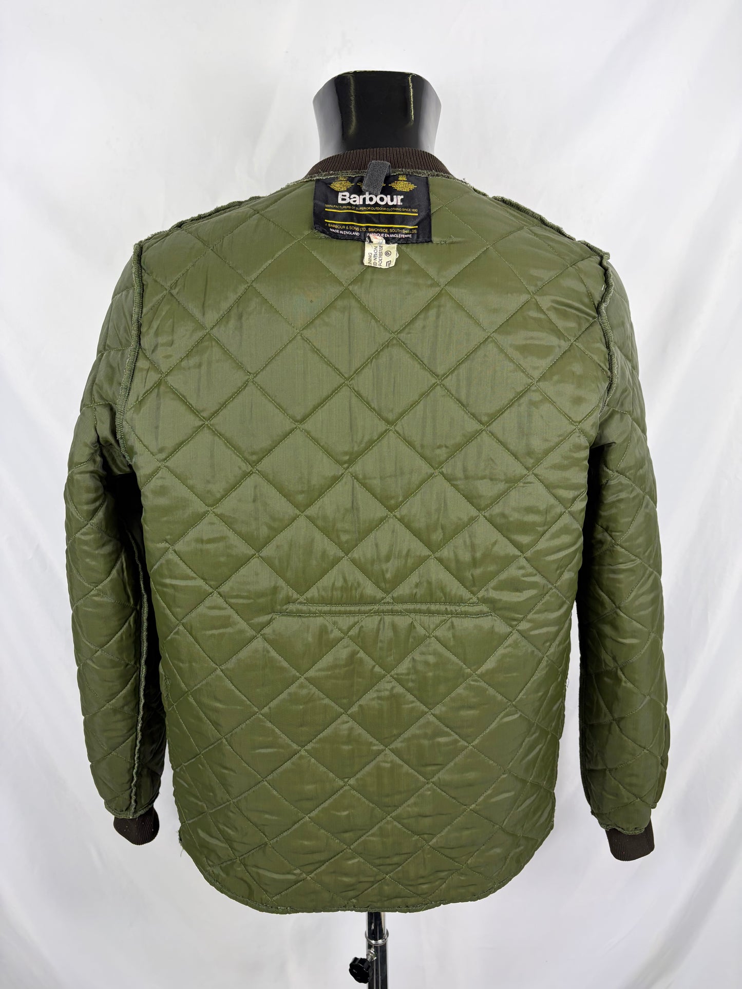 Giacca Barbour Uomo vintage Verde da caccia Small Man Green Shooting Jacket size S