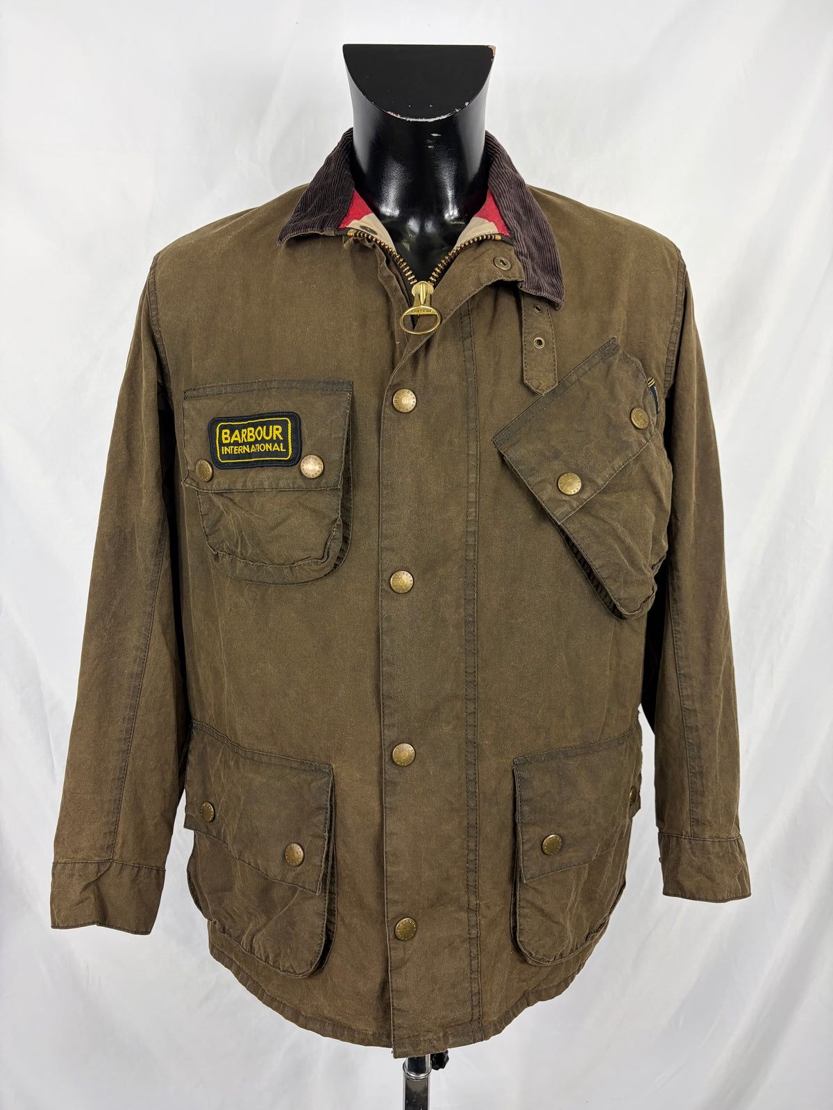 Giacca Barbour International Steve Mc Queen Medium-Man Washington International Wax Jacket M