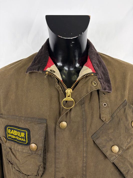 Giacca Barbour International Steve Mc Queen Medium-Man Washington International Wax Jacket M