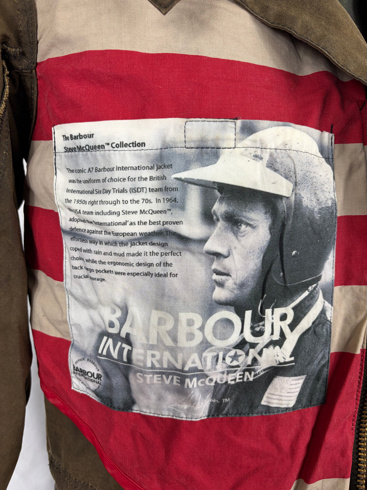 Giacca Barbour International Steve Mc Queen Medium-Man Washington International Wax Jacket M